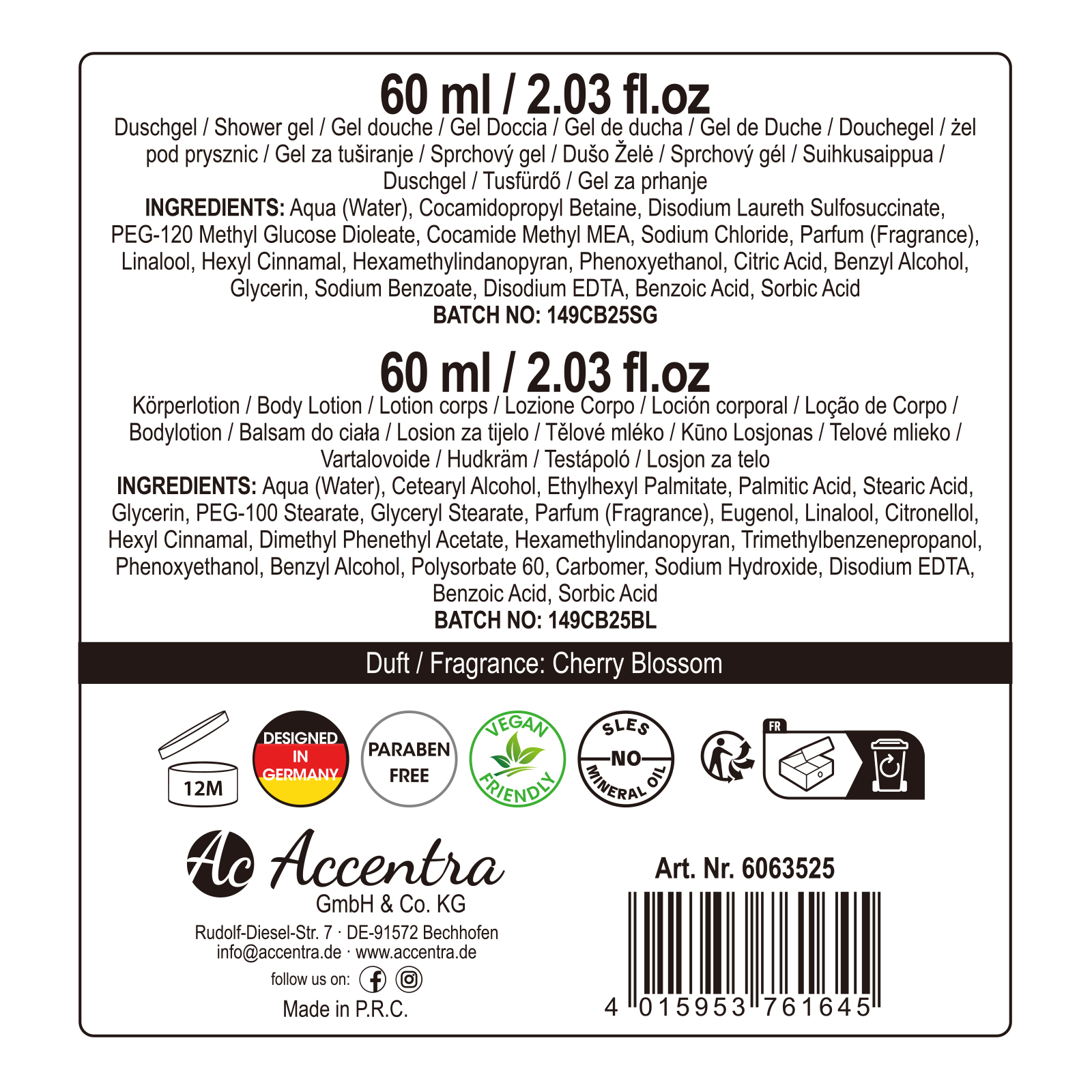 Badeset ESSENTIAL BOTANICALS 