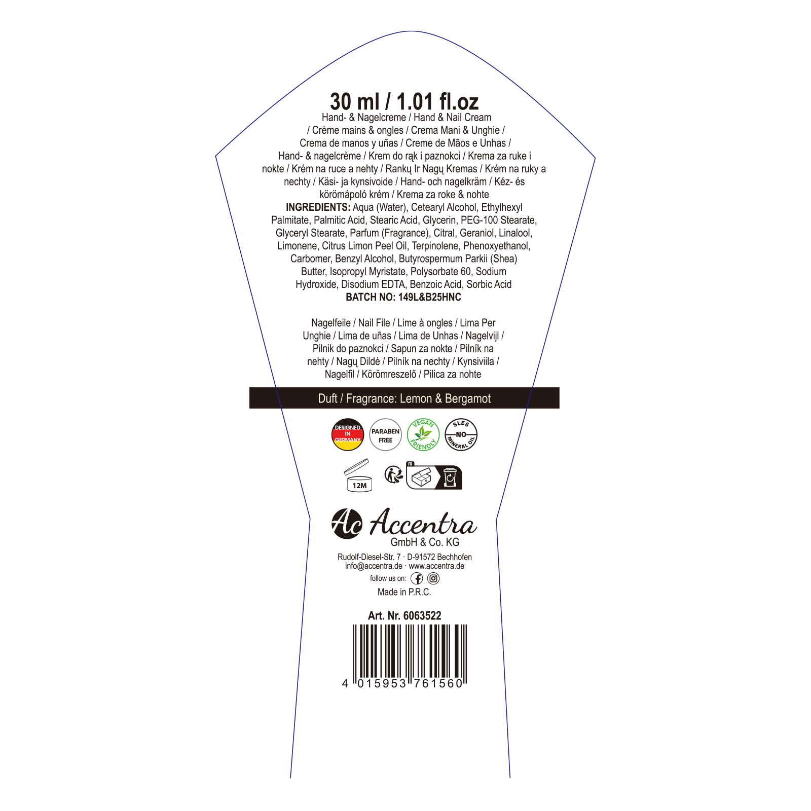 Handpflegeset ESSENTIAL BOTANICALS 