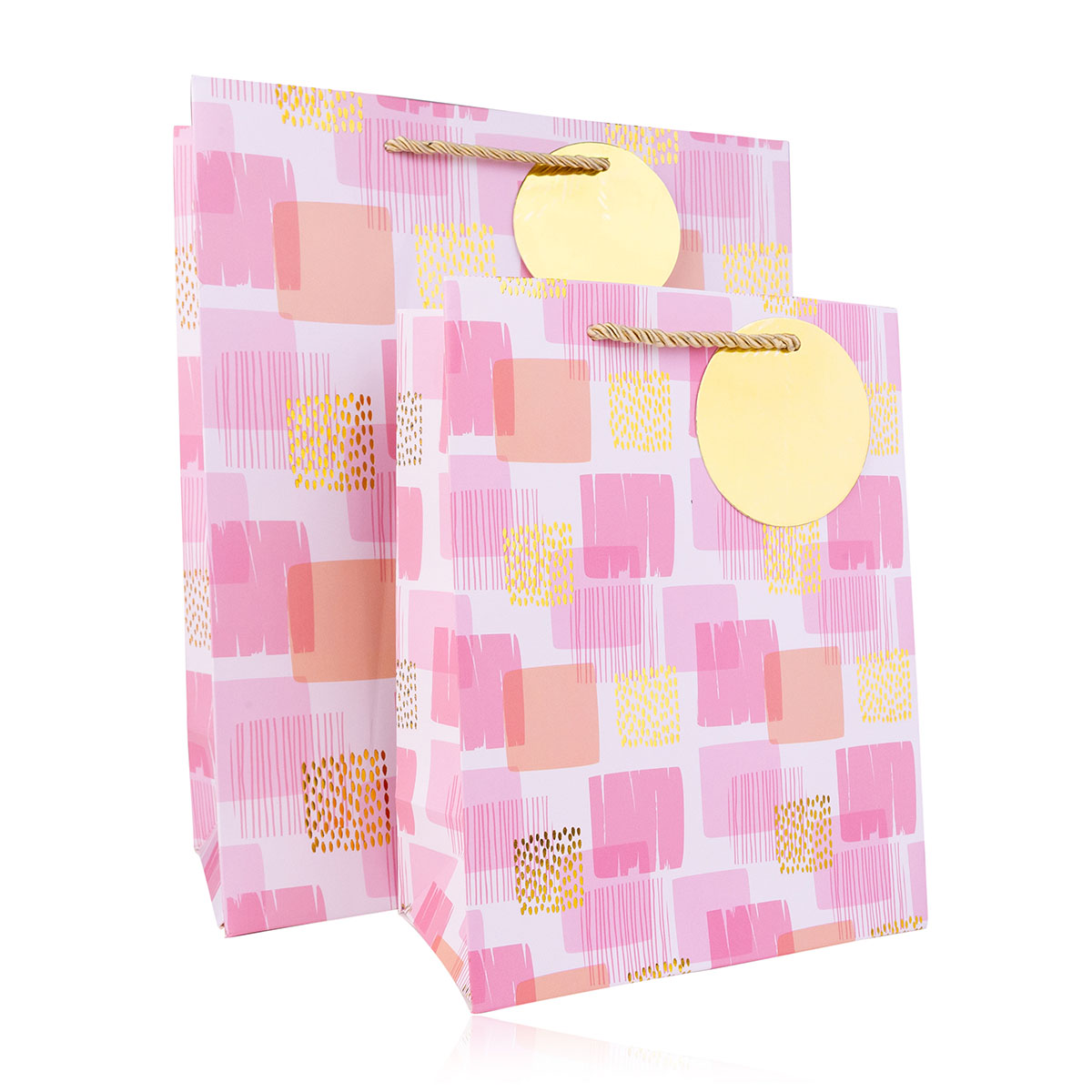 Geschenktasche PINK/GOLD S