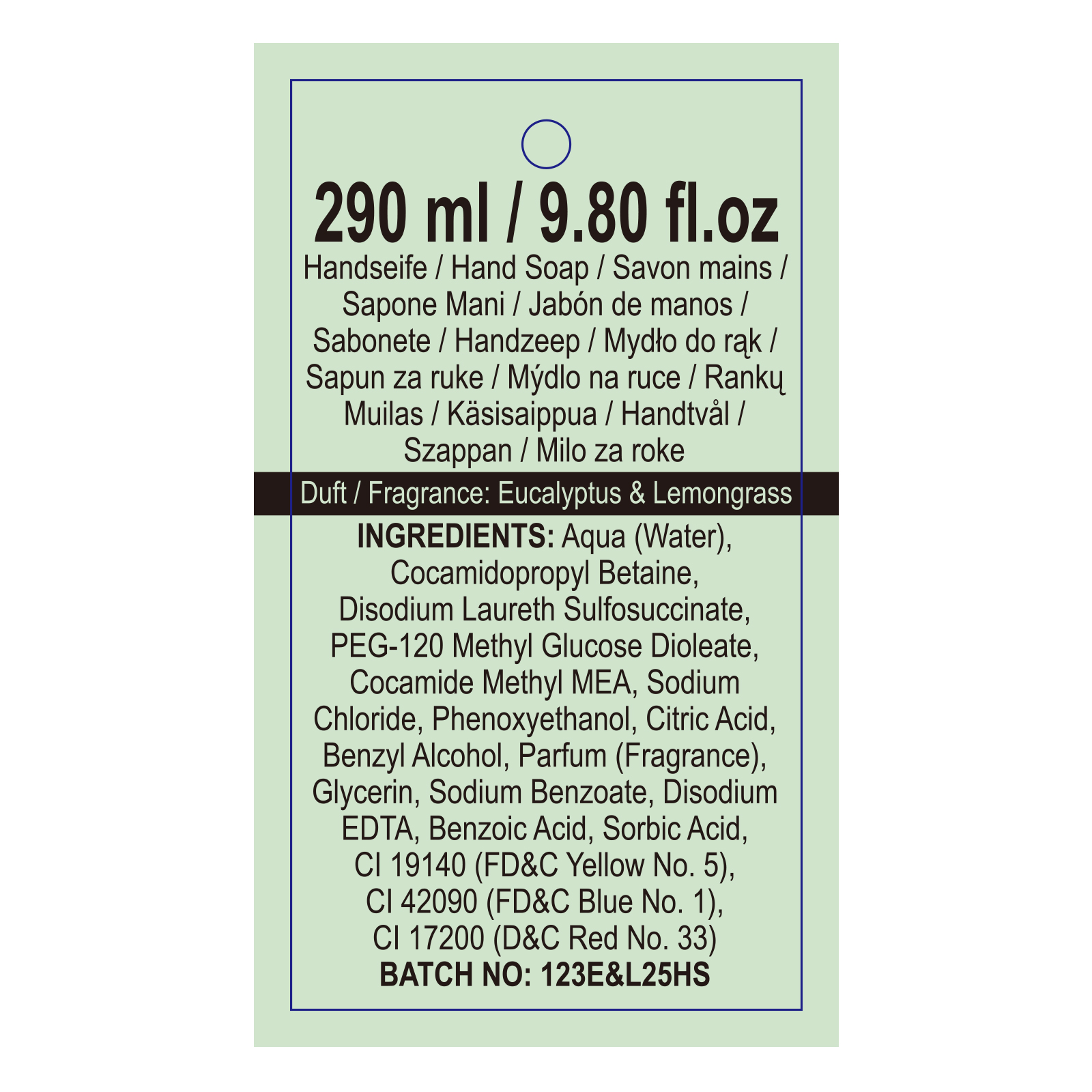Seifenspender mit Handseife BOTANIC SPA 