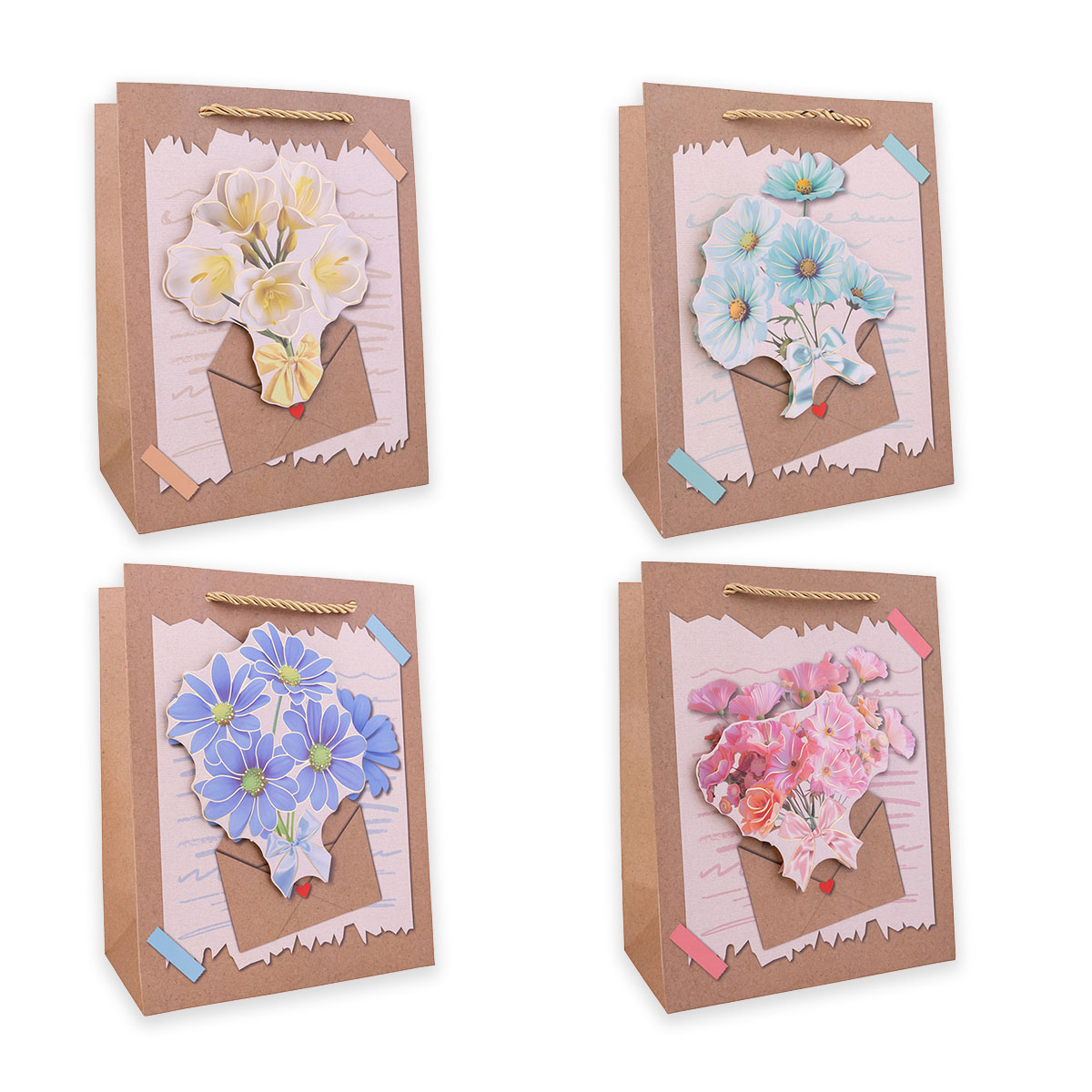 Geschenktasche FLOWERS S