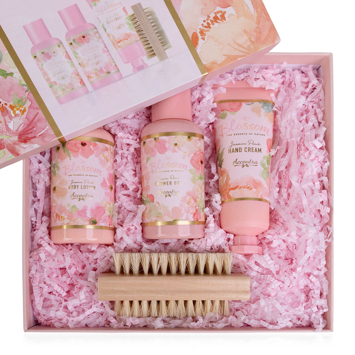 Bath set BLOSSOM in reusable gift box