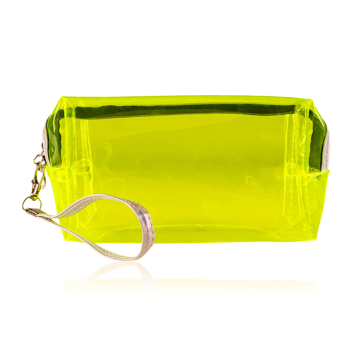 Transparent cosmetic bag Neon