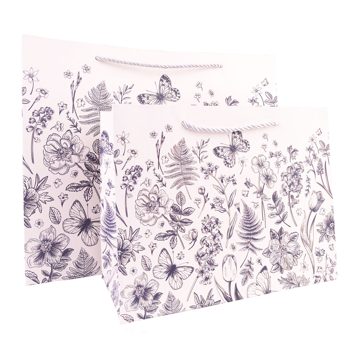 Paper gift bag FLORAL large