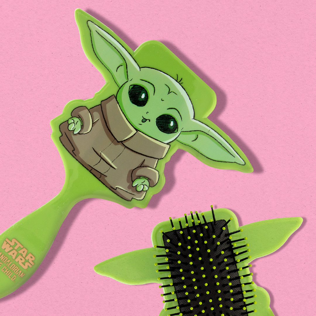 Mandalorian The Child Moulded Paddle Brush 