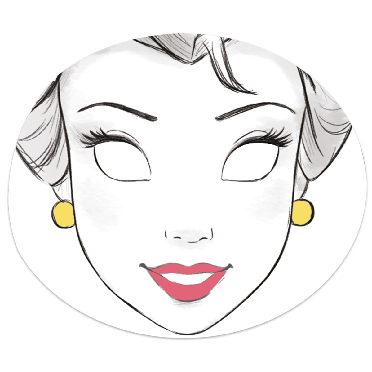 Gesichtsmaske DISNEY ULTIMATE PRINCESS - BELLE