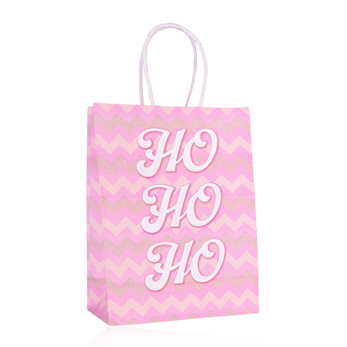 Geschenktasche aus Papier XMAS PINK XS