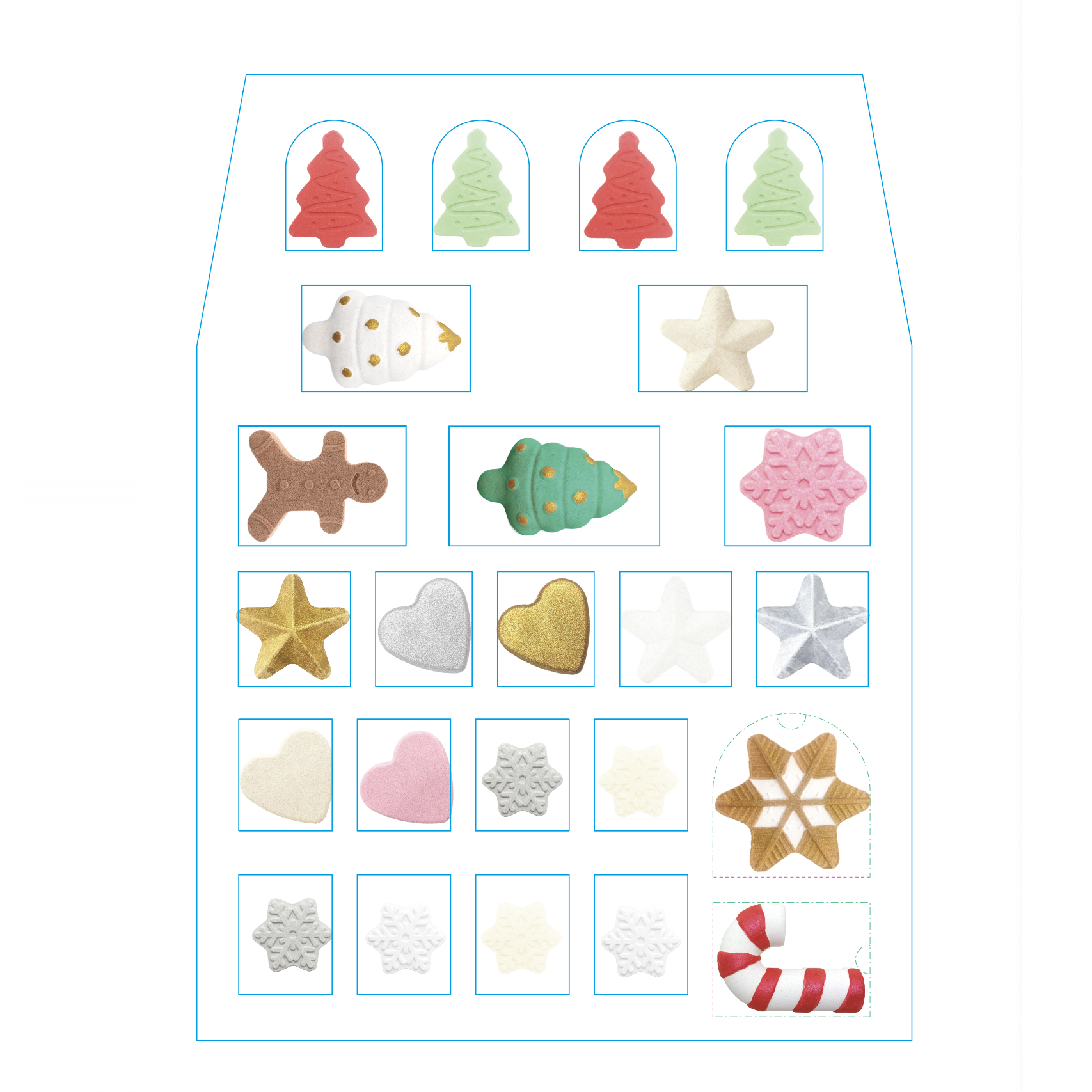 Adventskalender BATH BOMBS 