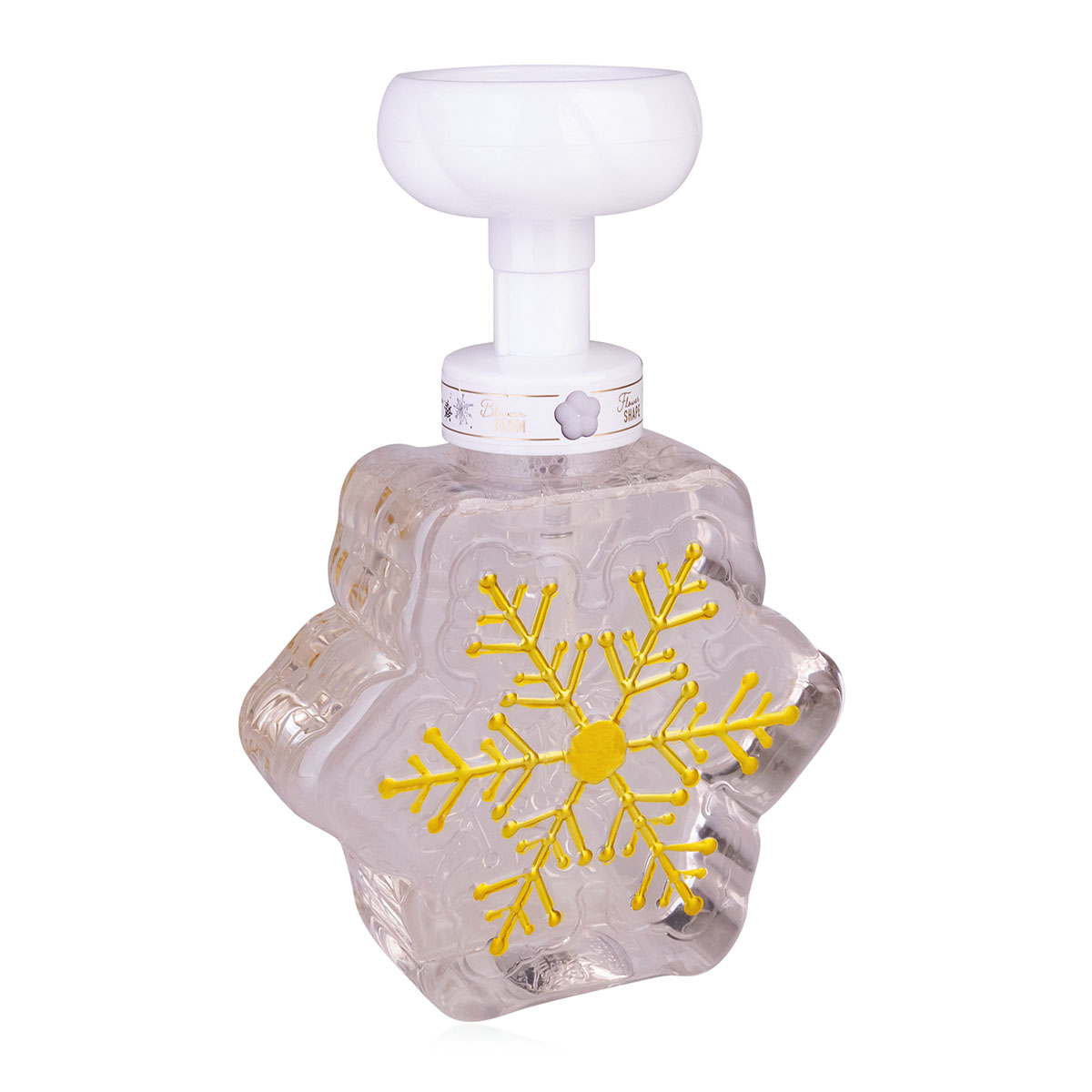 Seifenspender Schneeflocke ,it Handseife SNOWFLAKE 