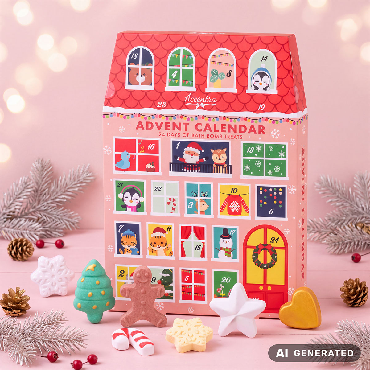 Advent calendar BATH BOMBS