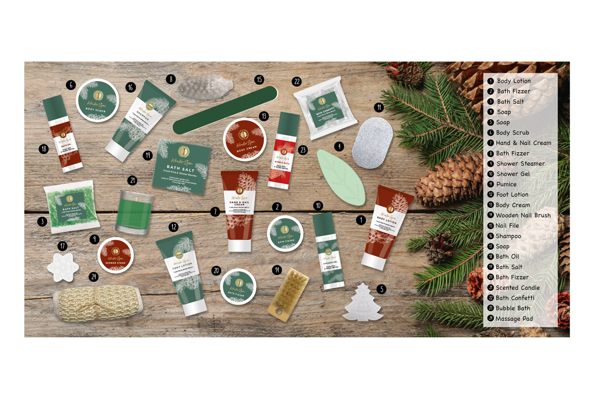 Advent calendar WINTER SPA 