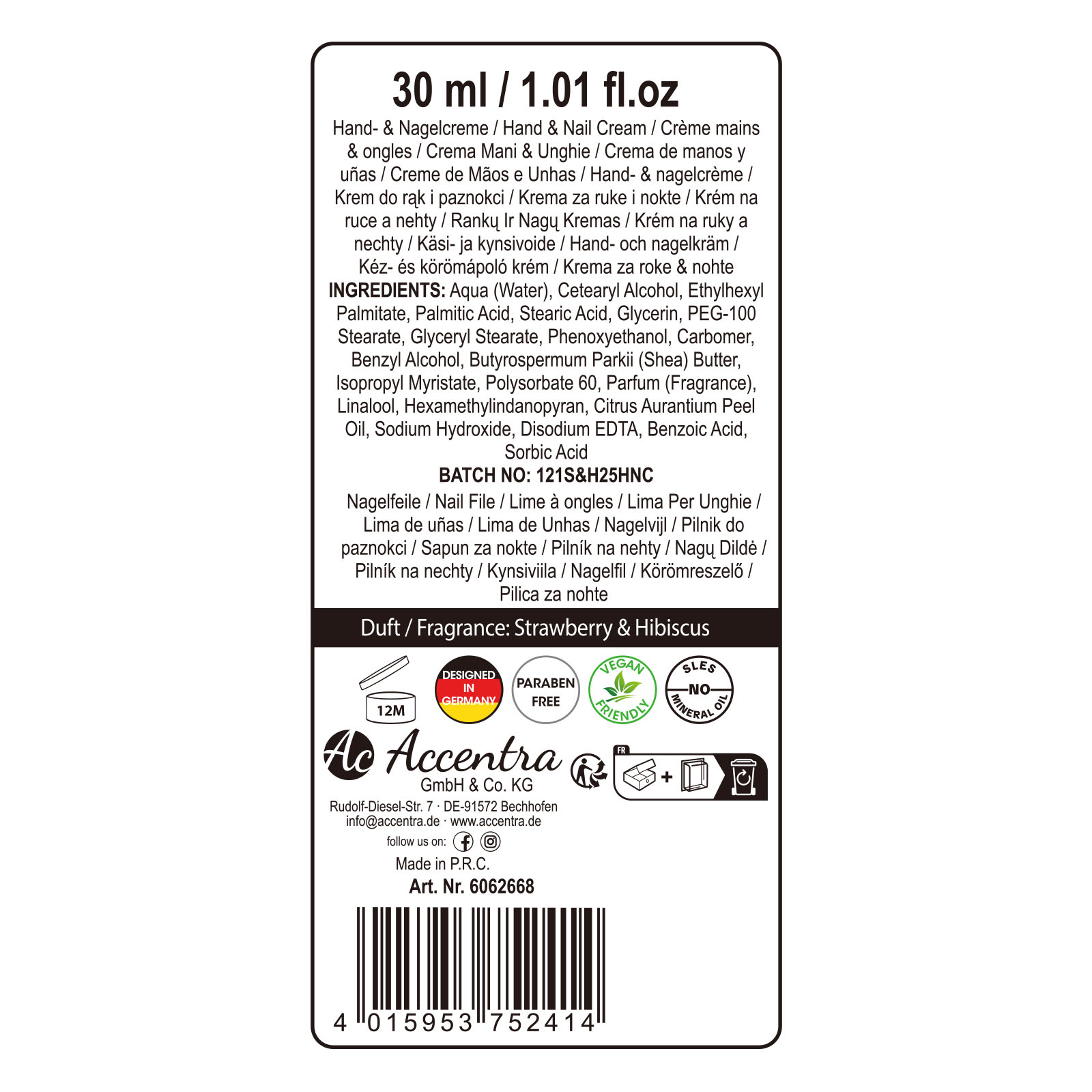 Handpflegeset ESSENTIAL BOTANICALS 