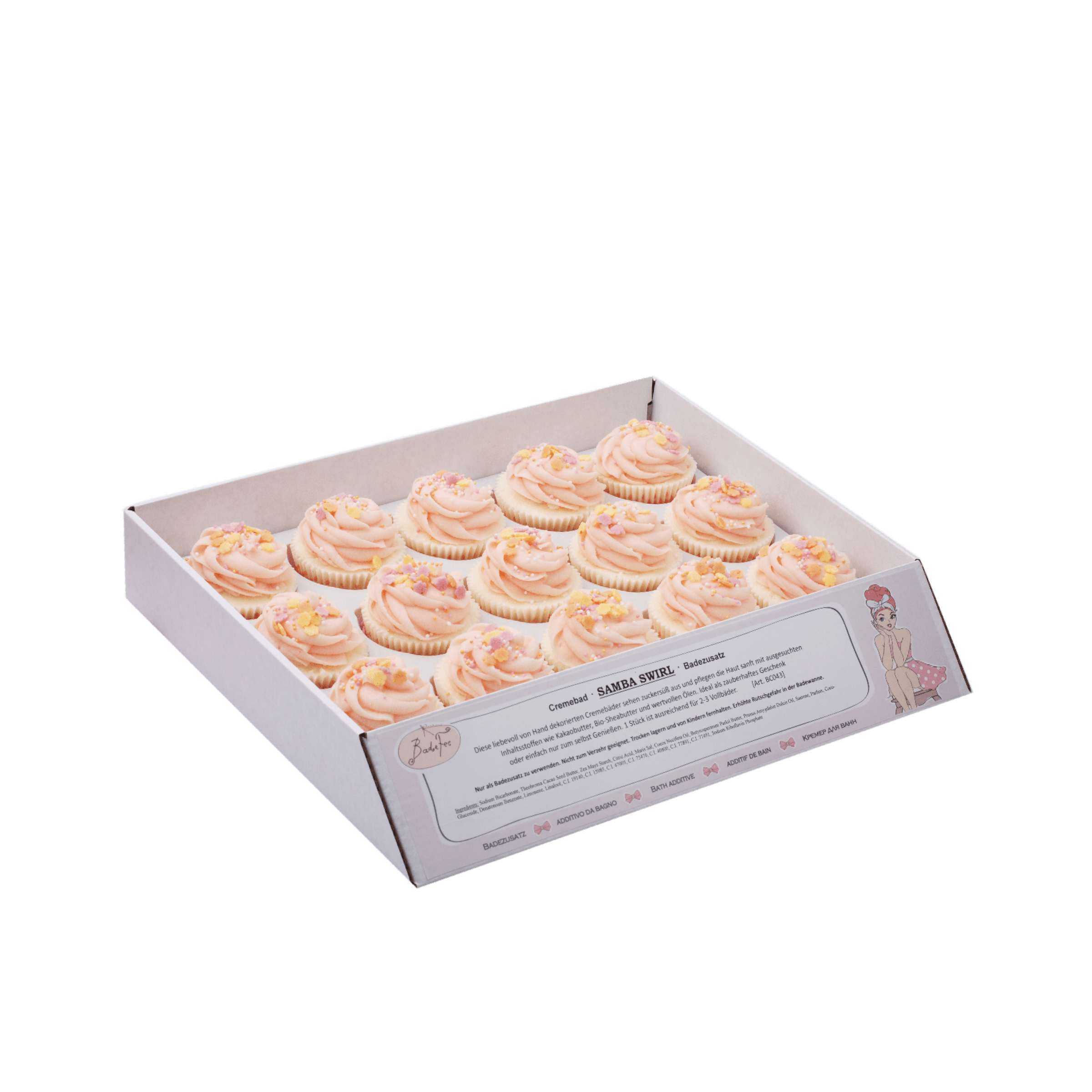 Badefee Badecupcake "Winterkuss"