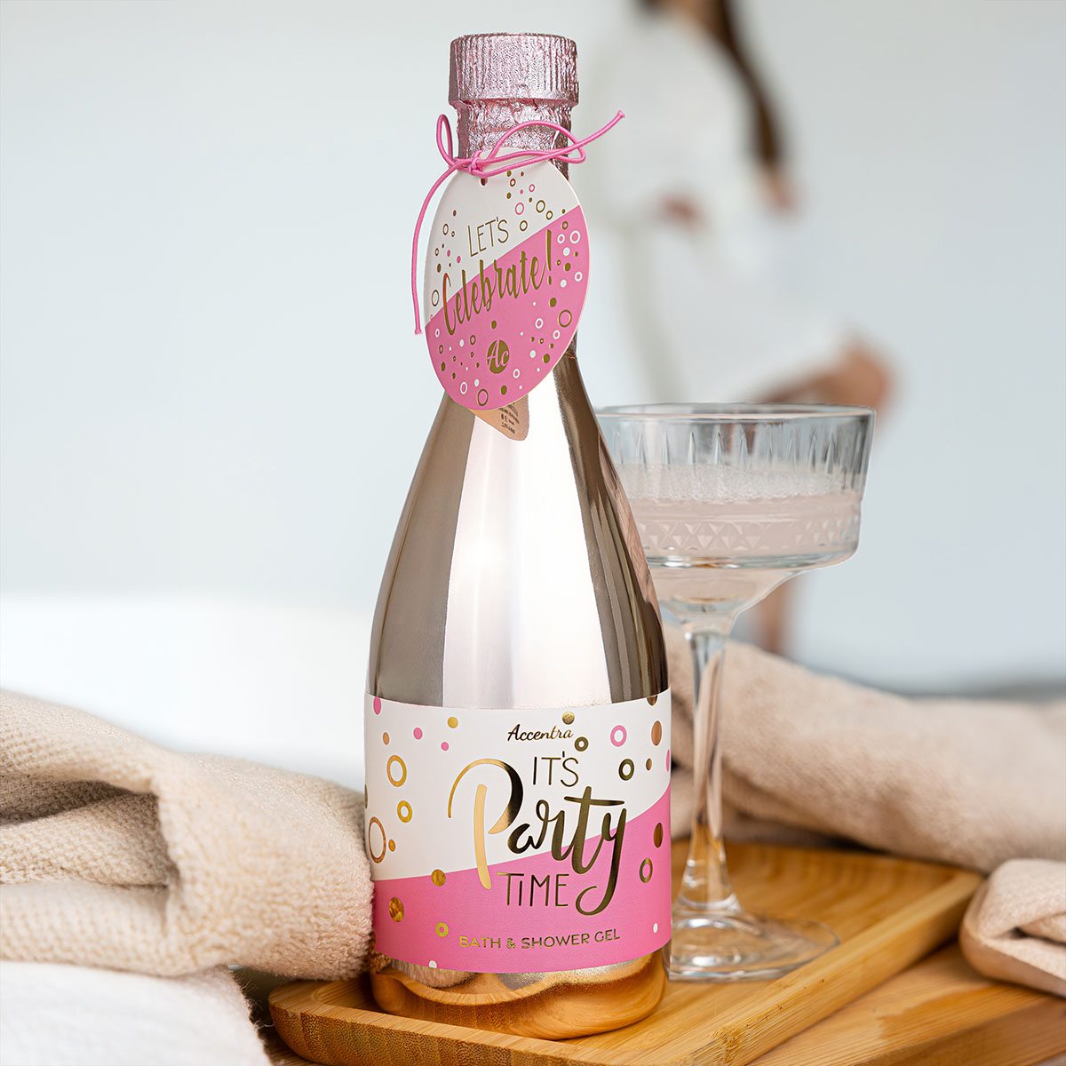 Duschgel in Sektflasche LET'S CELEBRATE 