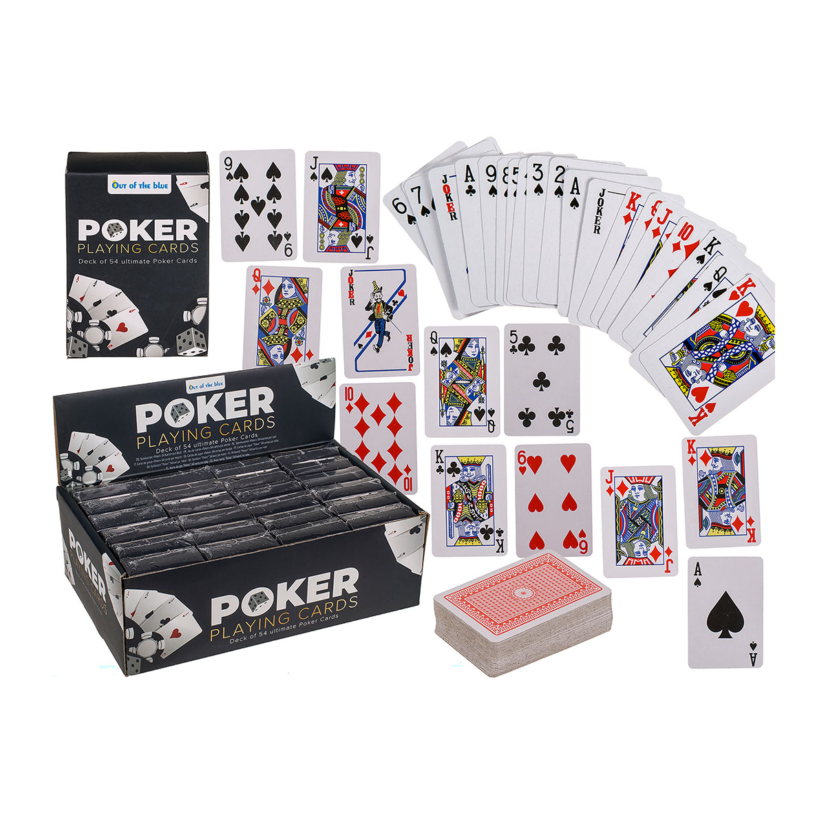 Mini playing cards poker