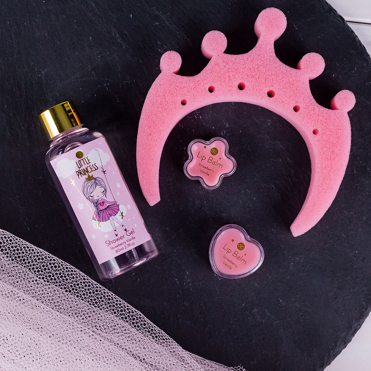 Bath set LITTLE PRINCESS in paper gift box