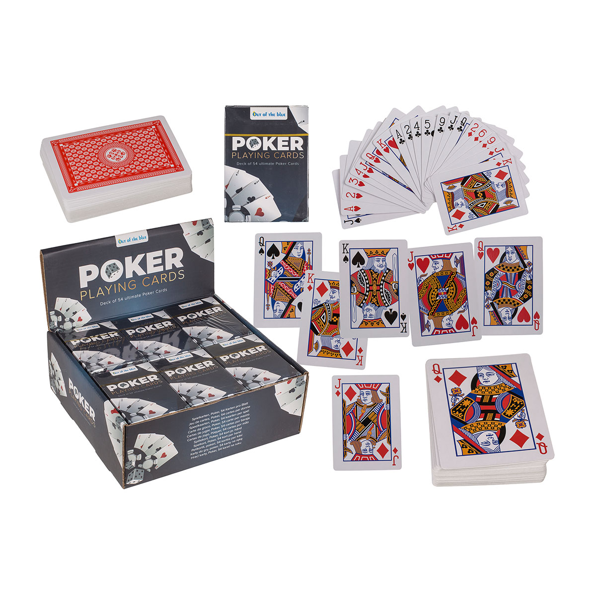 Playing cards poker