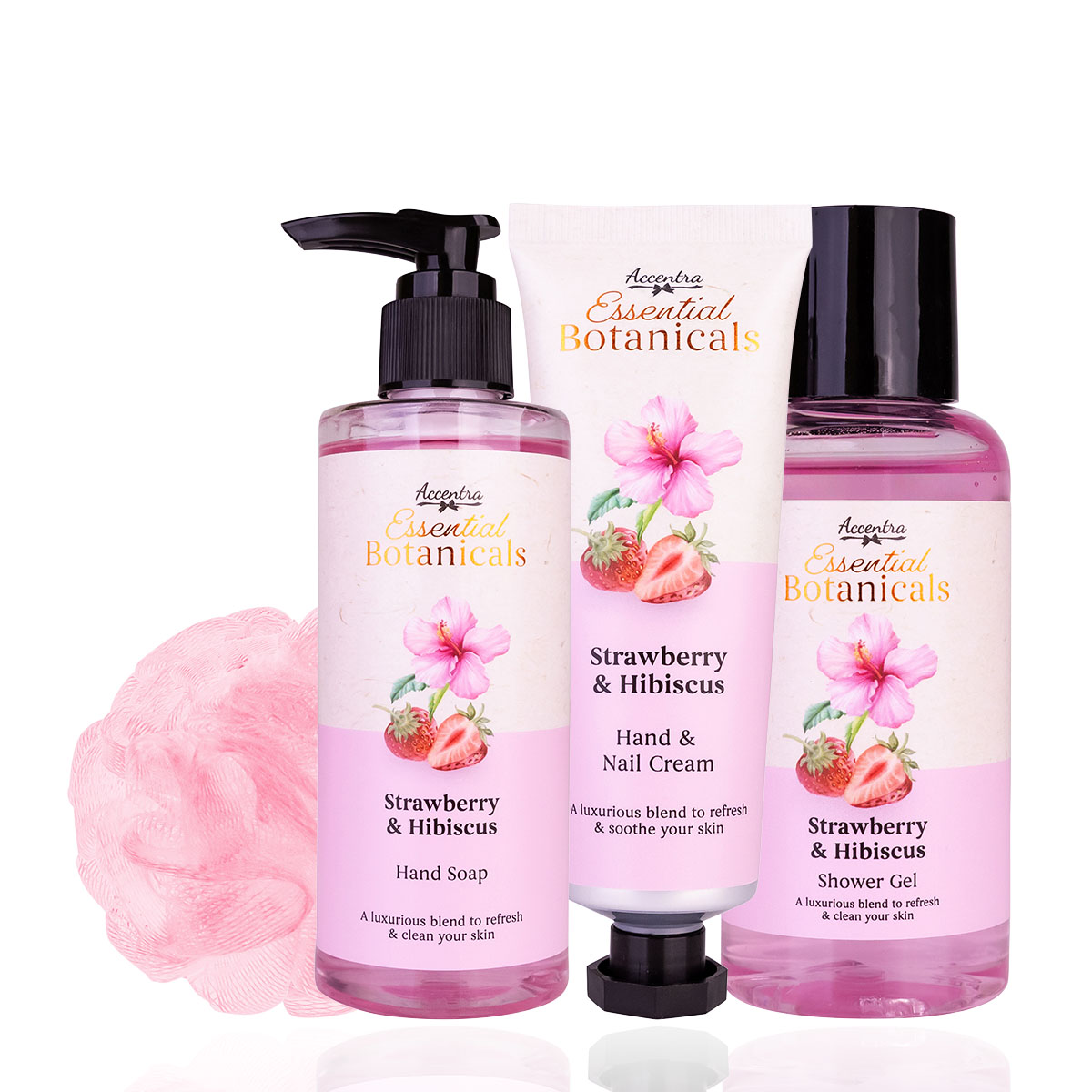 Badeset ESSENTIAL BOTANICALS in Korb