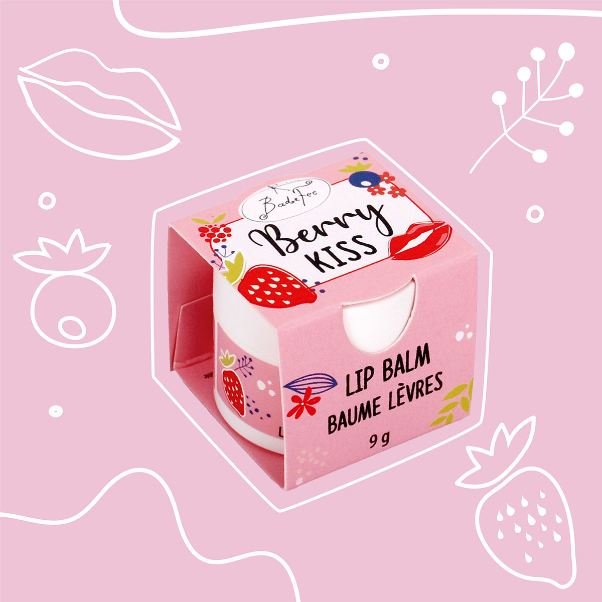 Badefee lip balm “Berry Kiss”