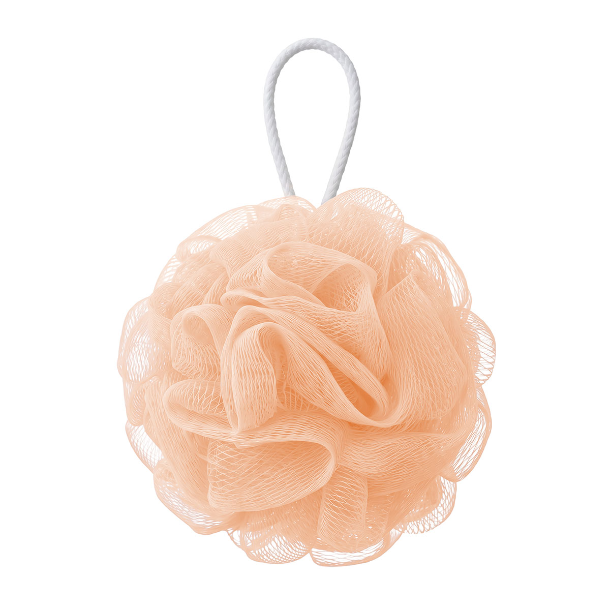 Netzschwamm mit Kordel, Farbe: Apricot