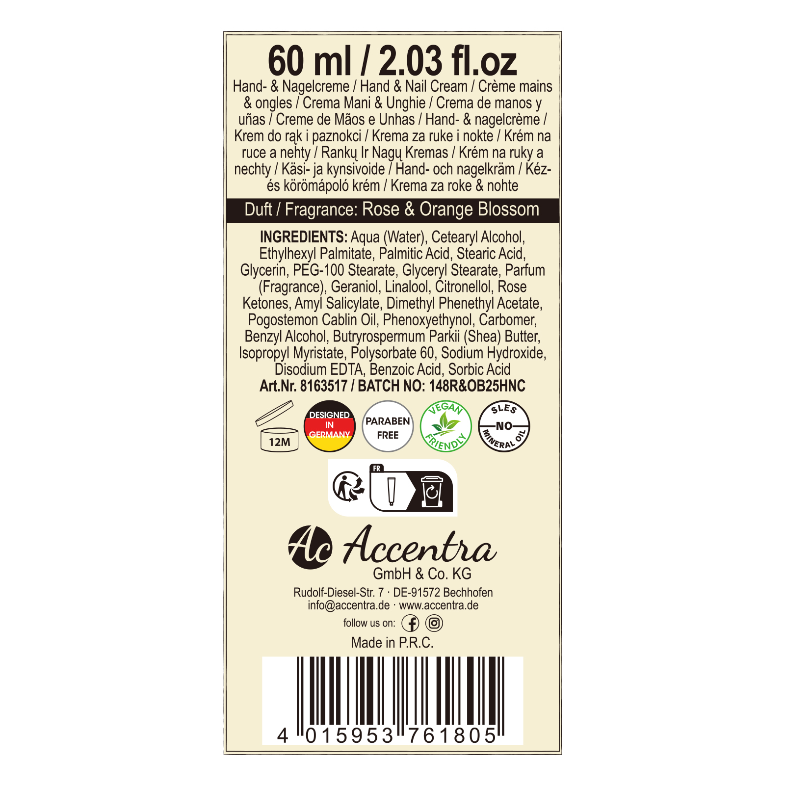 Hand &amp; nail cream DR. FINLAY'S 