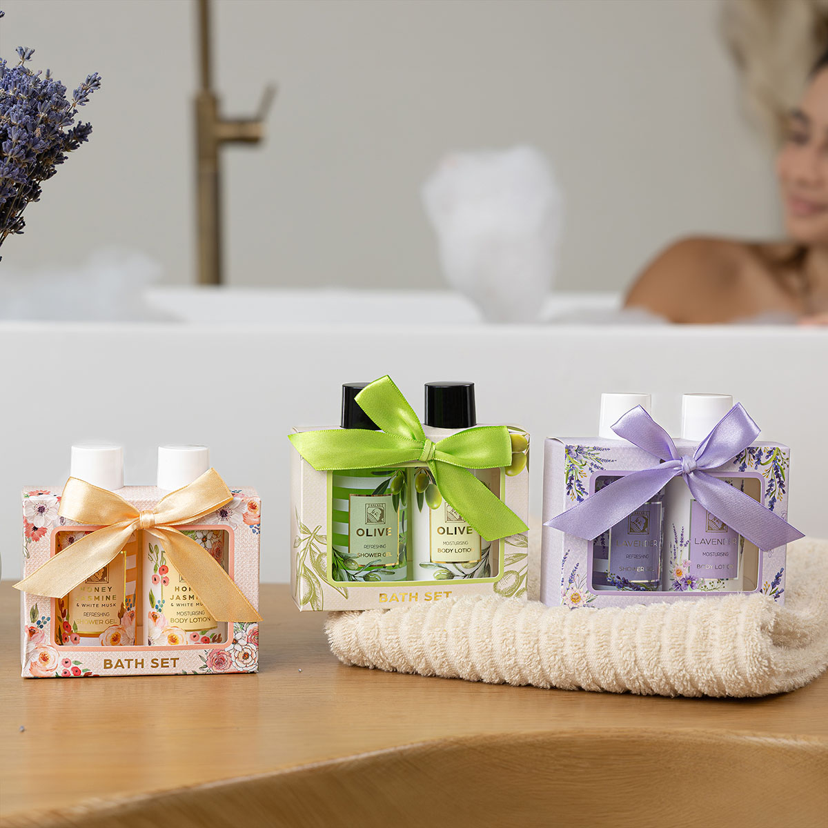 Badeset LAVENDEL 