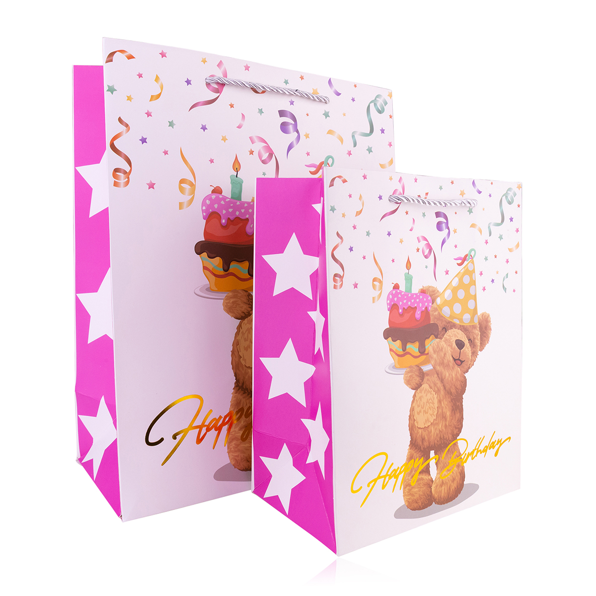 Geschenktasche HAPPY BIRTHDAY 2 L