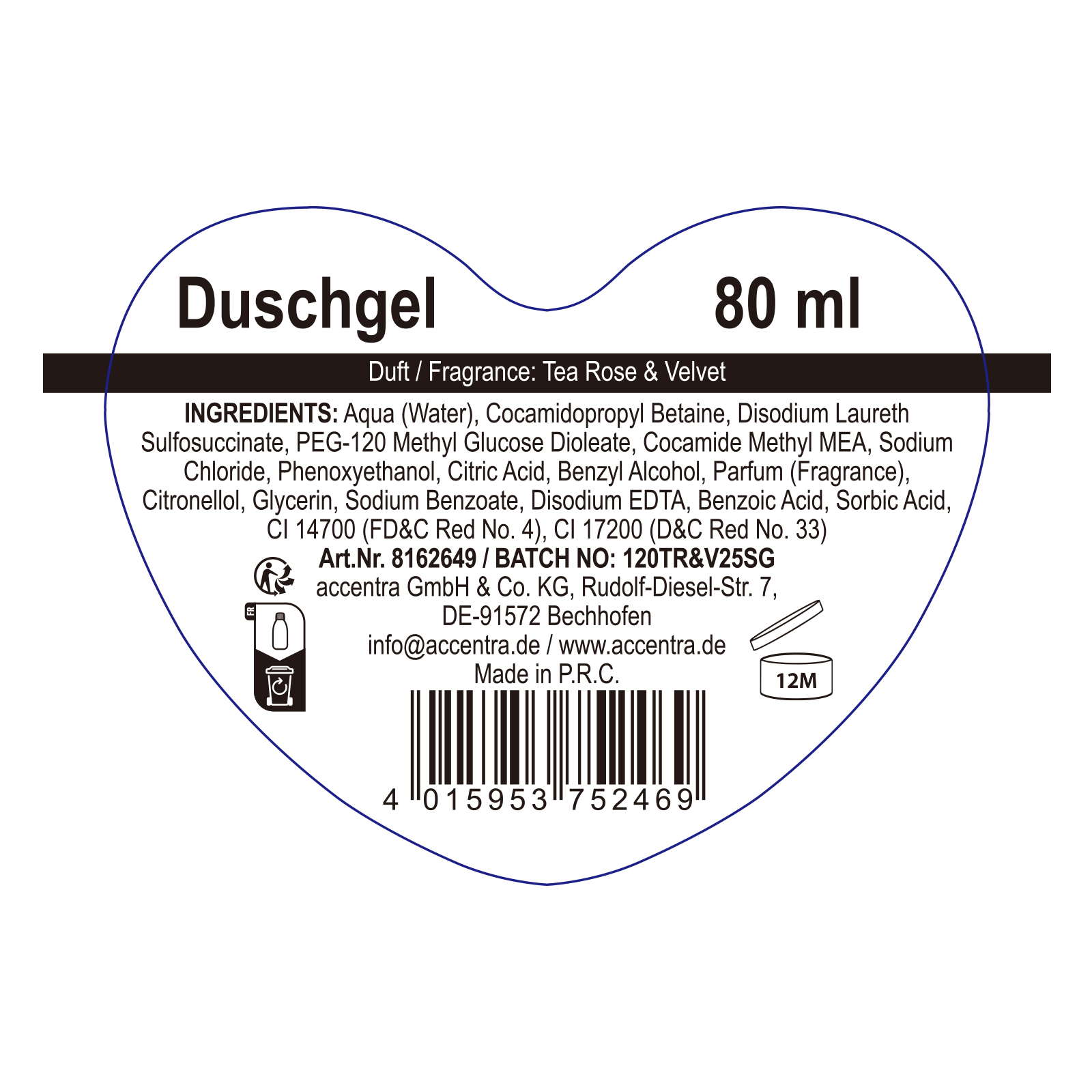 Duschgel JUST FOR YOU in 