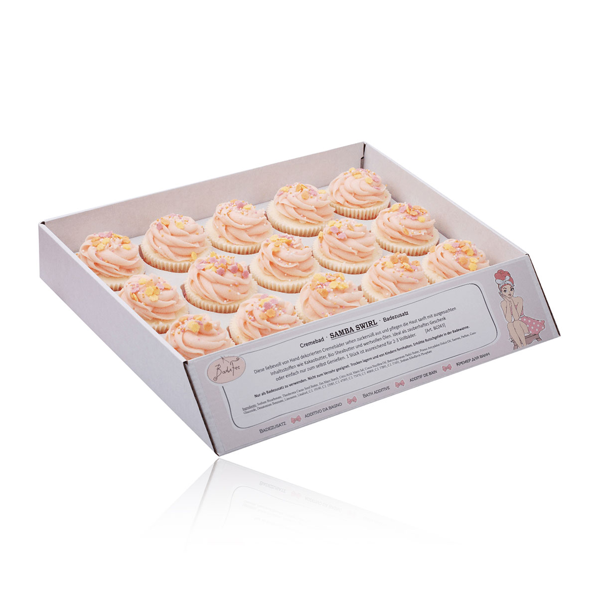 Badefee Badecupcake "Rosa Wölkchen"