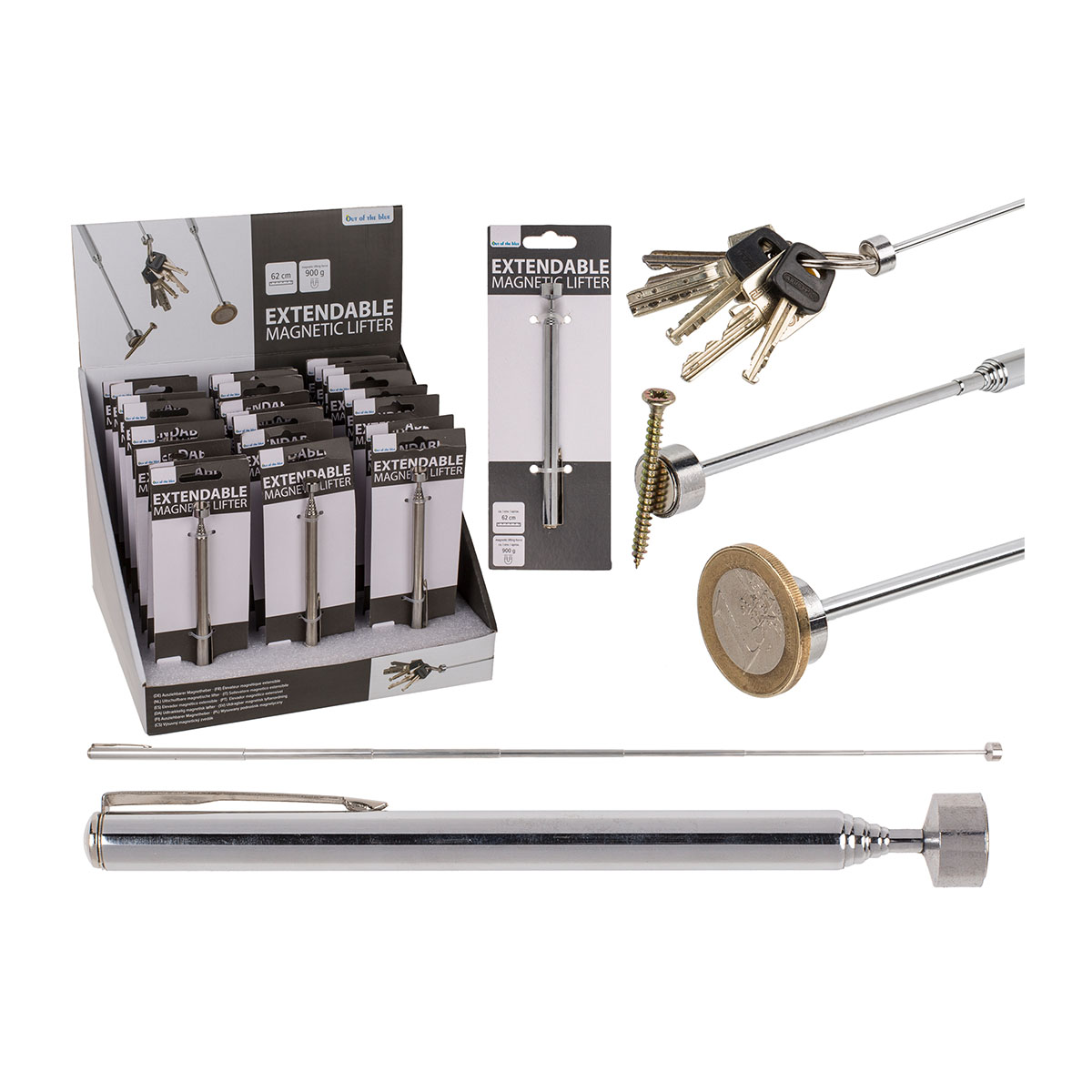 Ausziehbarer Magnetheber