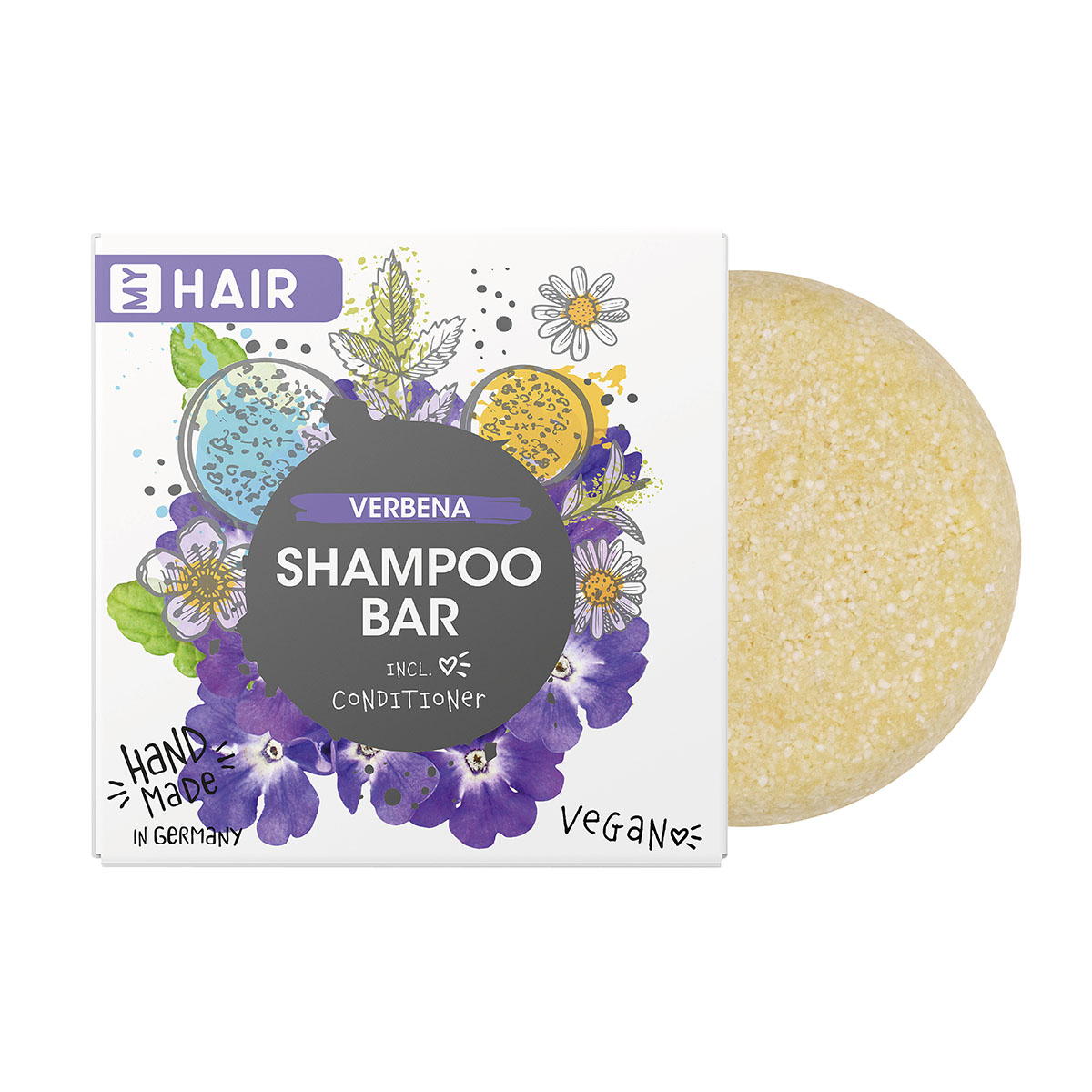 MY HAIR festes Shampoo Eisenkraut
