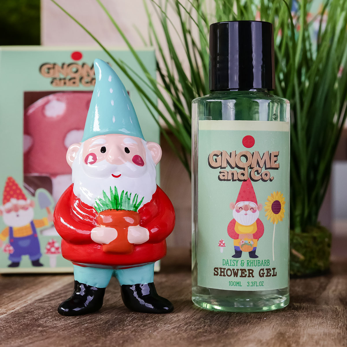 Geschenkset GNOME &amp; CO. mit Gartenzwerg