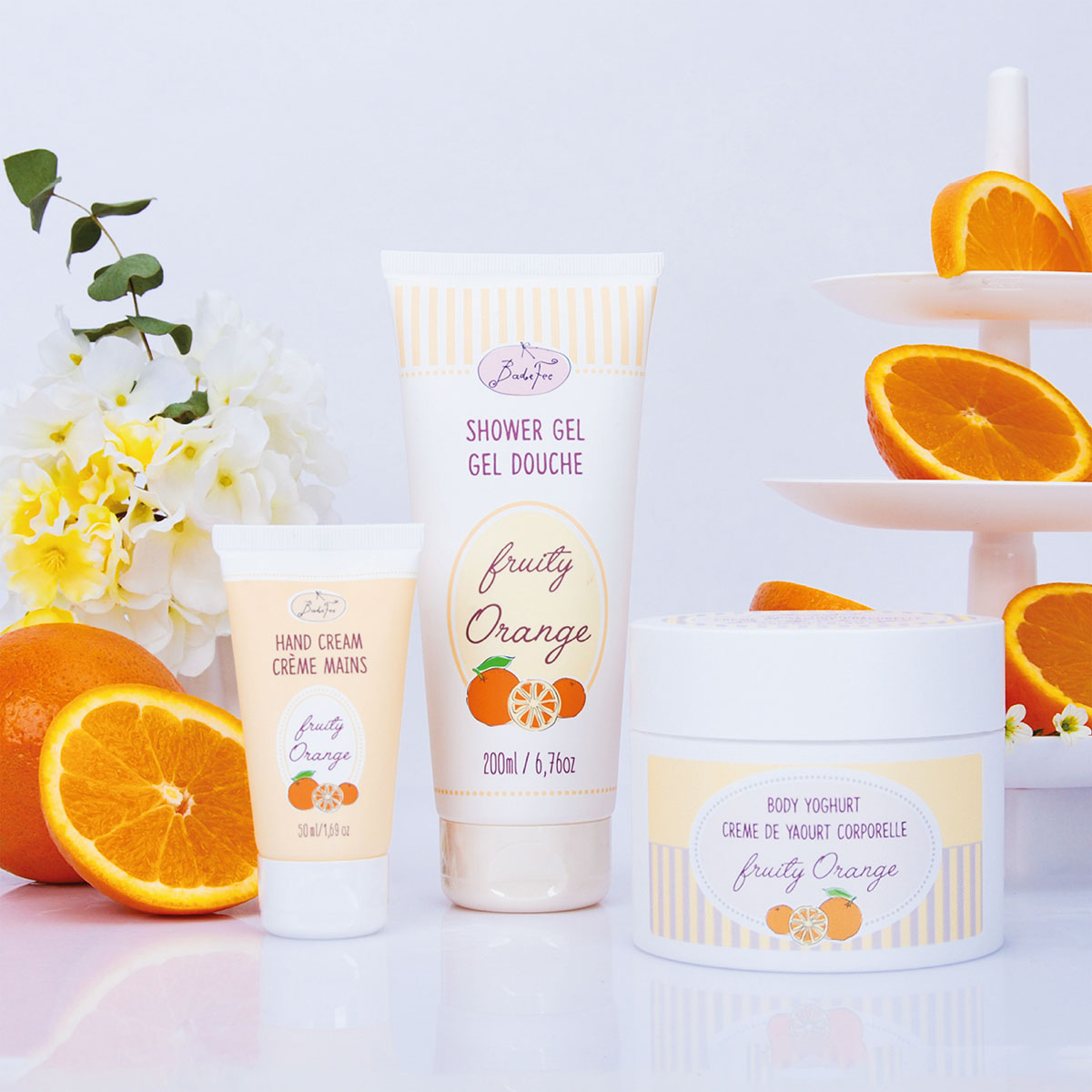 Badefee Geschenkset Jogurtline "Fruity Orange"