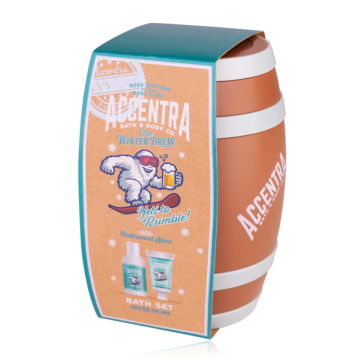 Geschenkset Bierfass MEN'S COLLECTION WINTER EDITION 