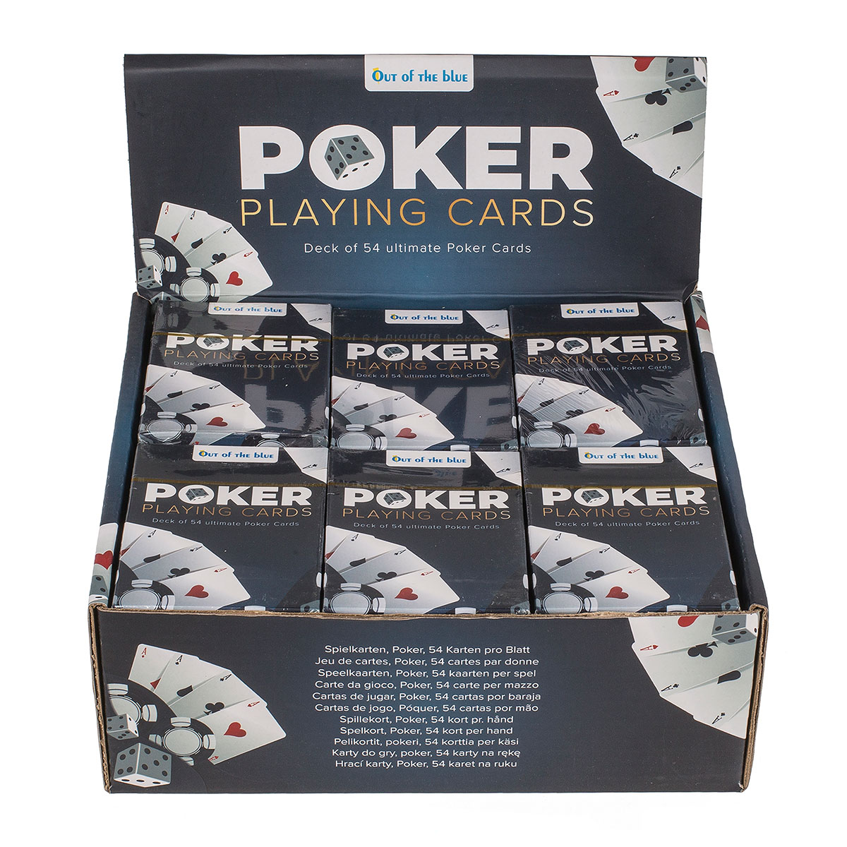 Playing cards poker