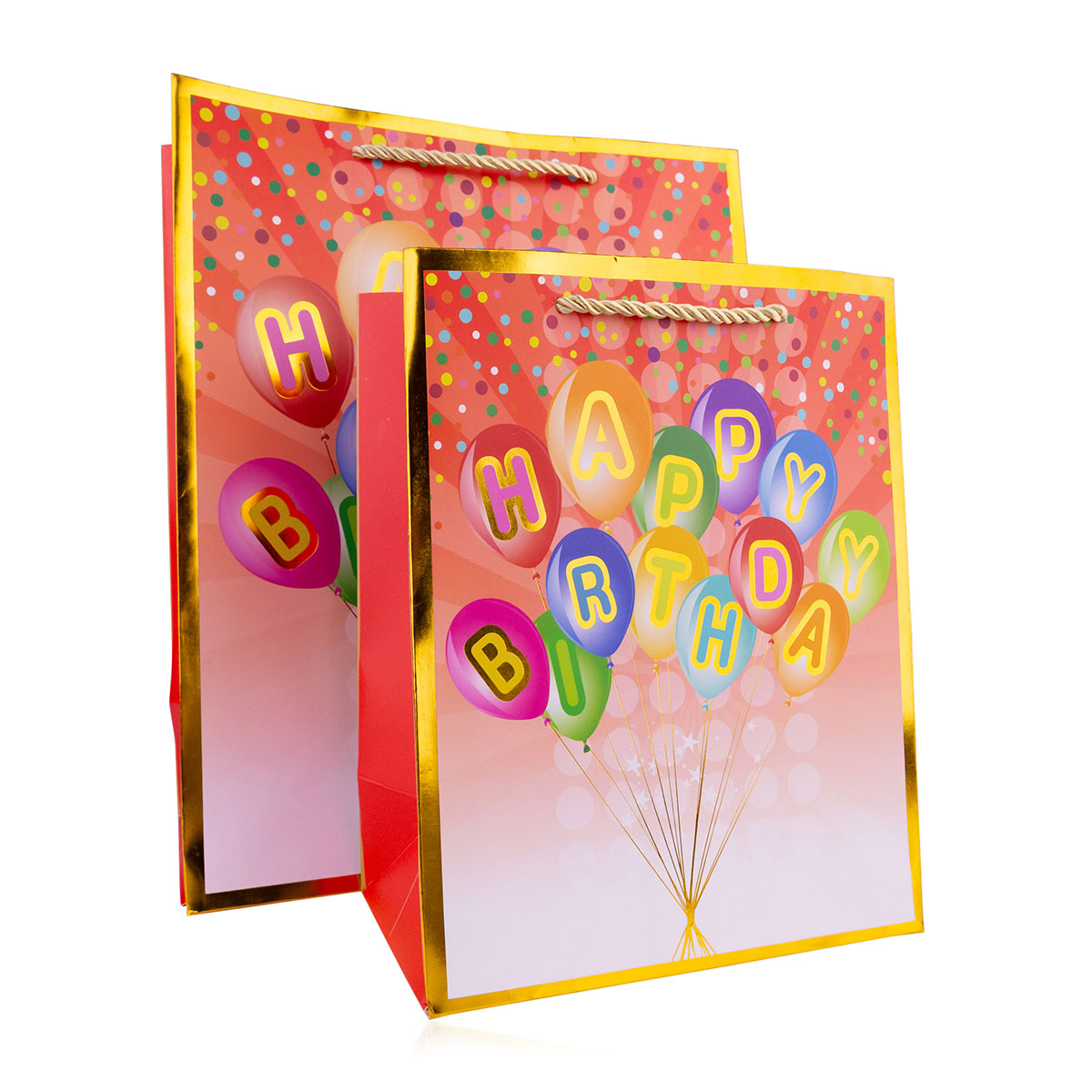 Paper gift bag HAPPY BIRTHDAY STYLE 2 large