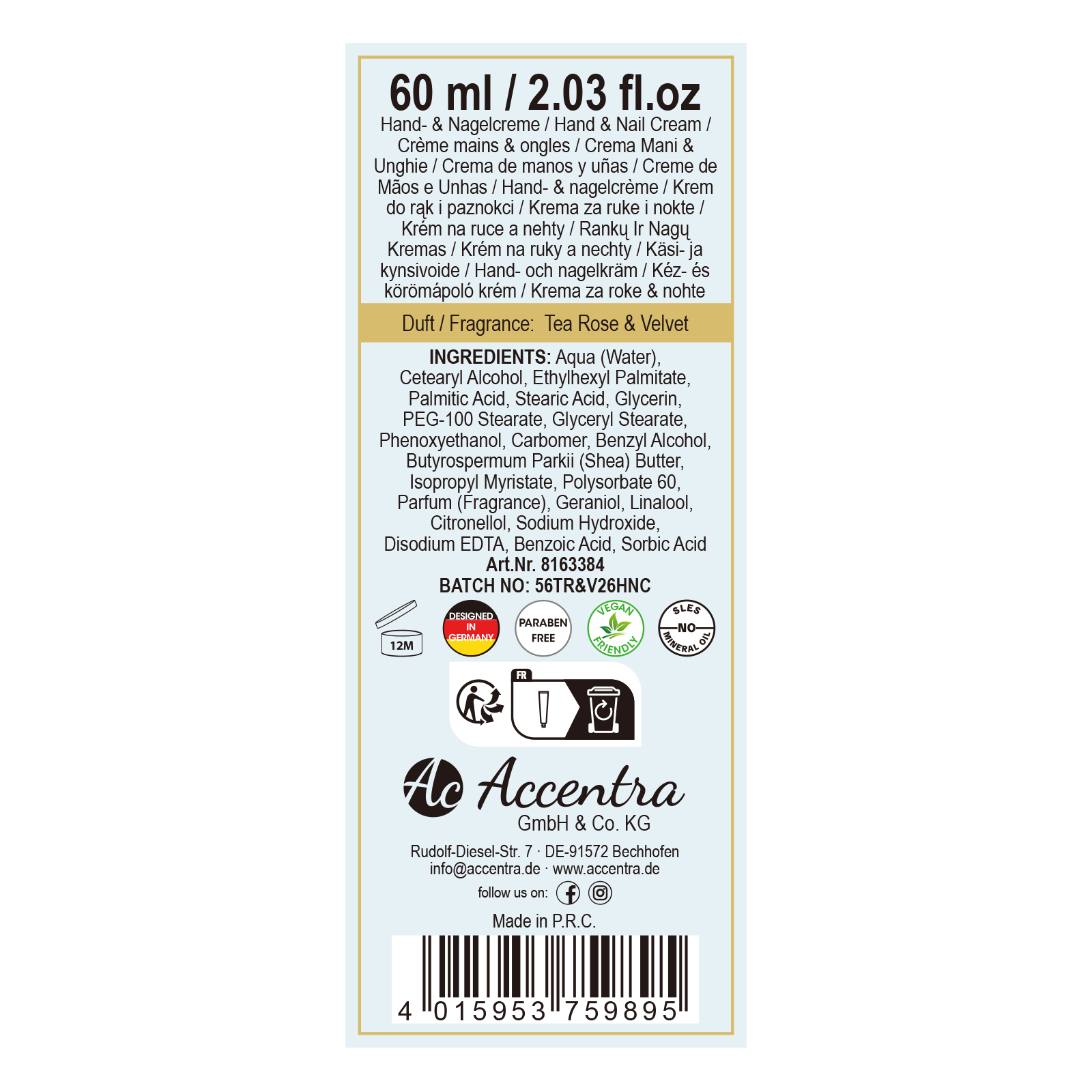 Handcreme ROMANTIC DREAMS