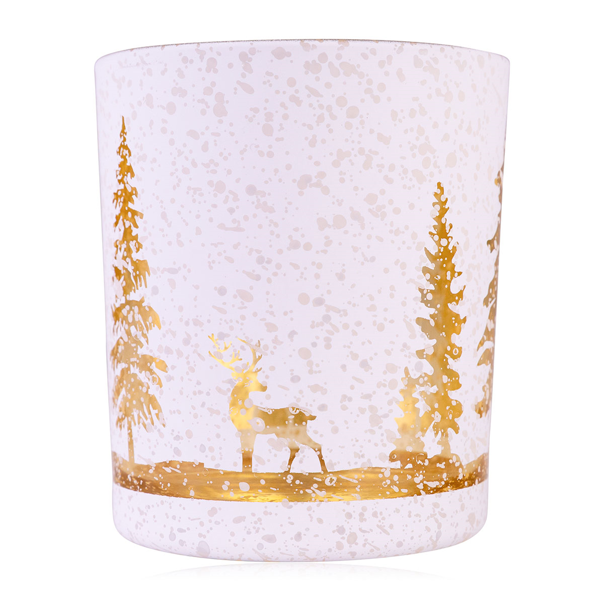 Glass candle holder 
