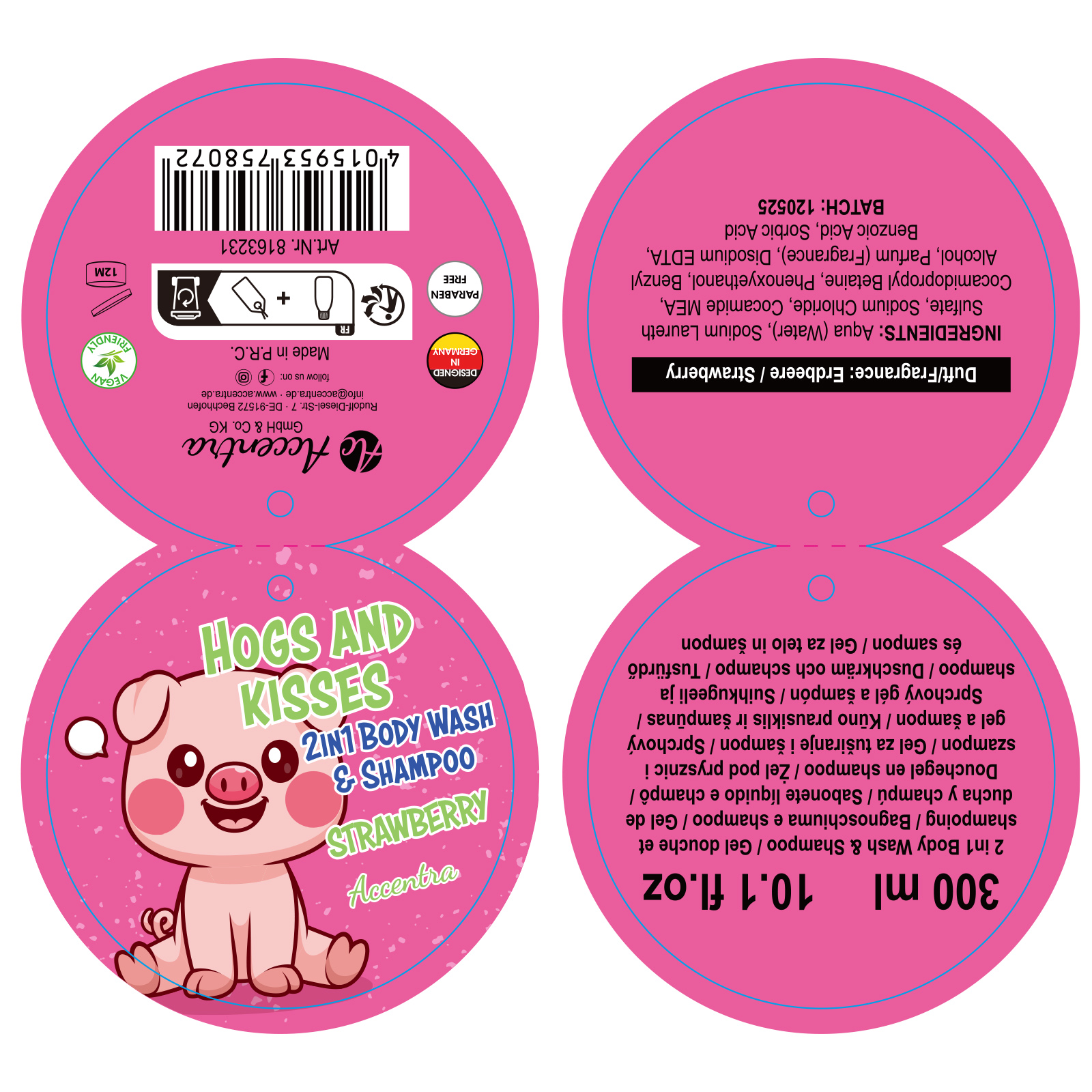 2in1 Duschgel LUCKY PIG 