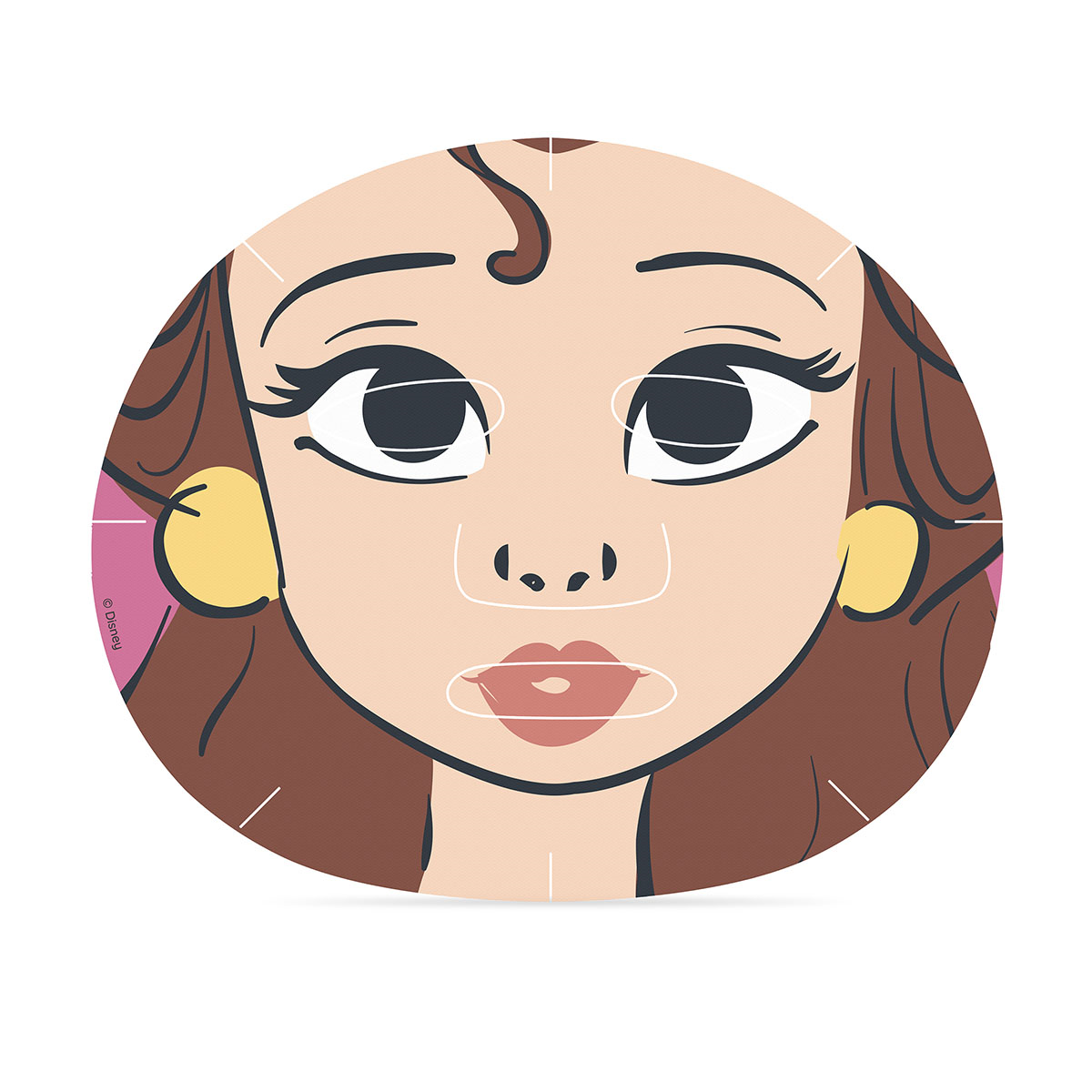 Gesichtsmaske DISNEY PRINZESSIN - BELLE