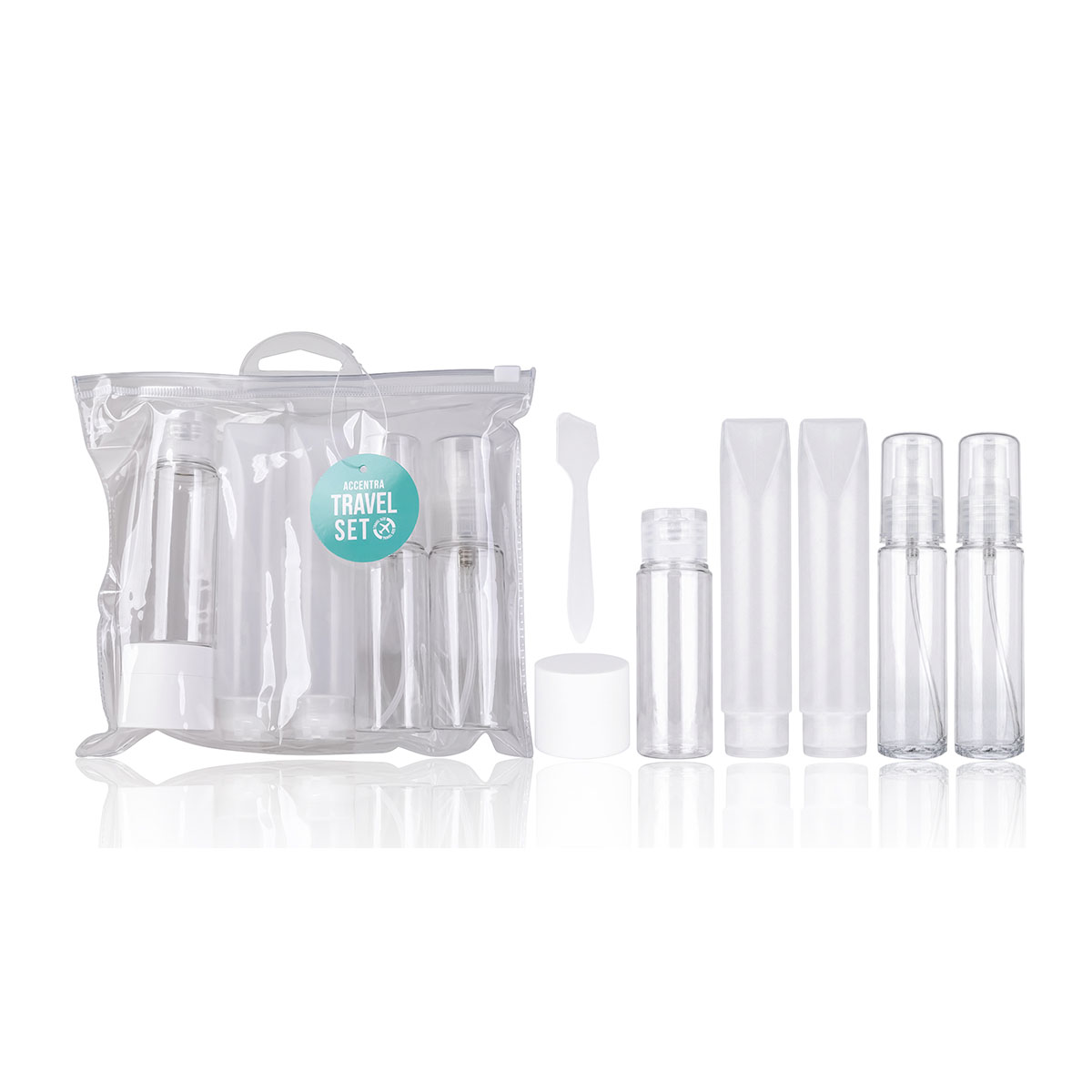 Reiseset in PVC-Tasche