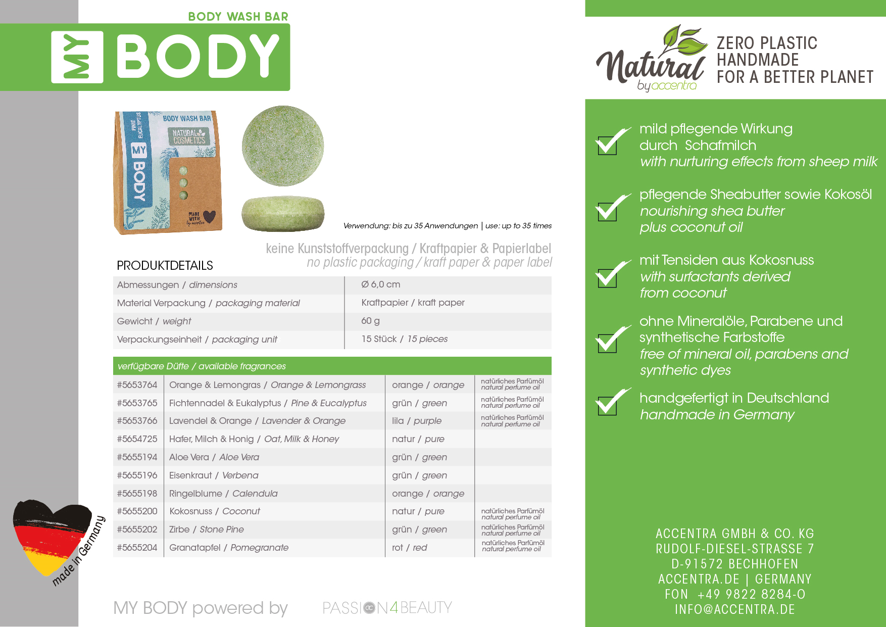 MY BODY festes Duschgel
