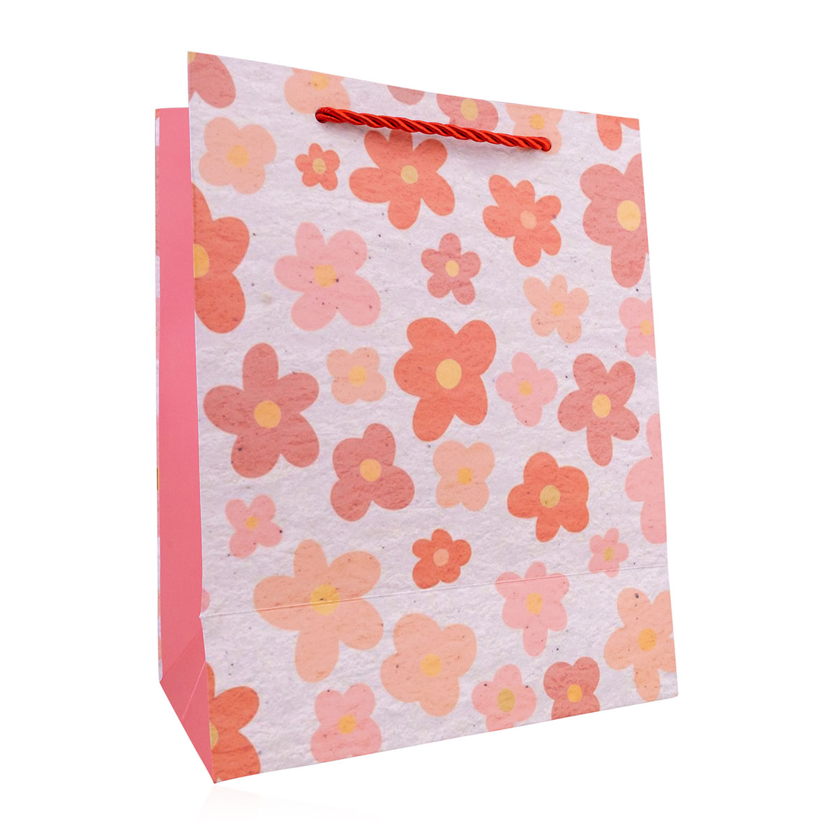 Paper gift bag FLOWERS large