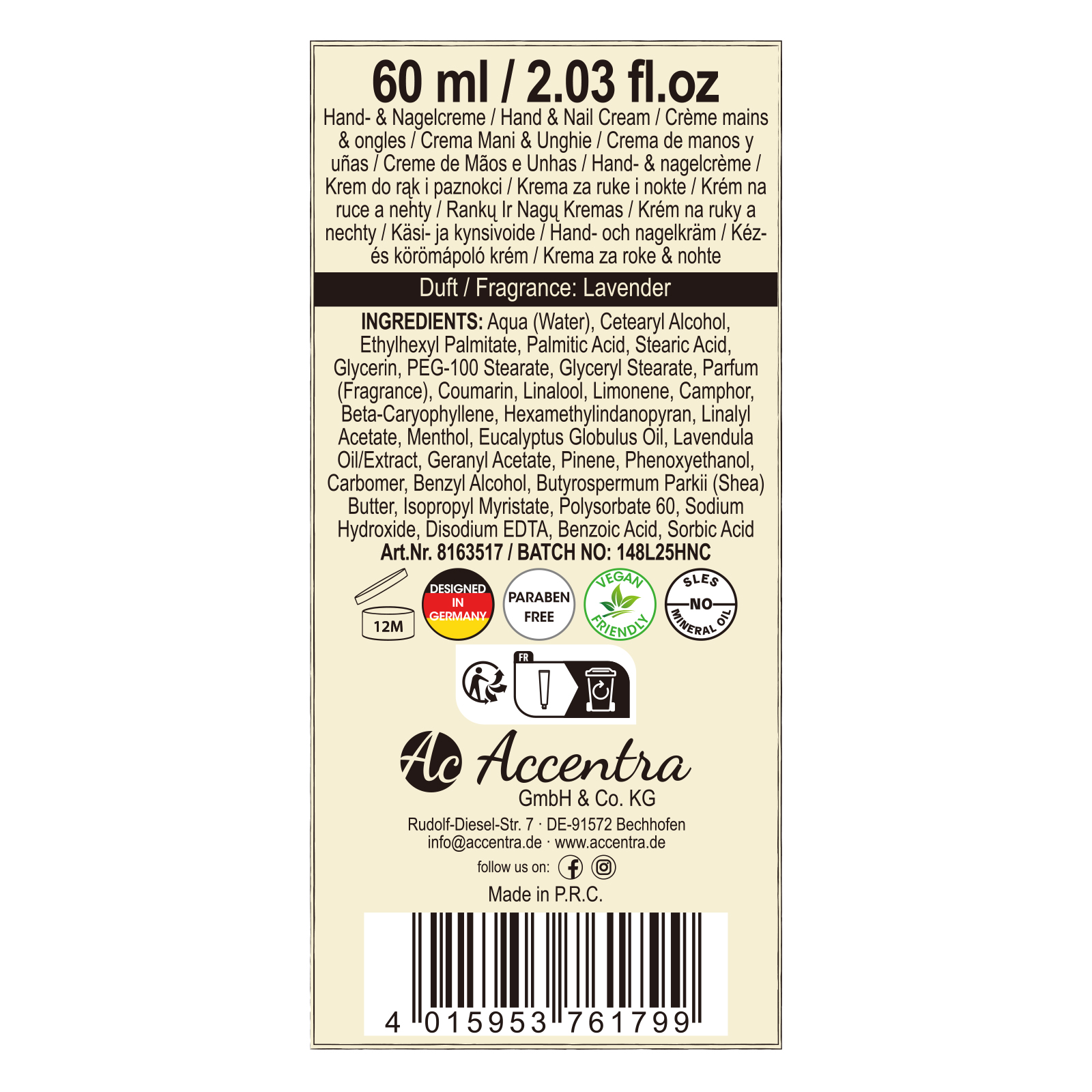 Hand &amp; nail cream DR. FINLAY'S 