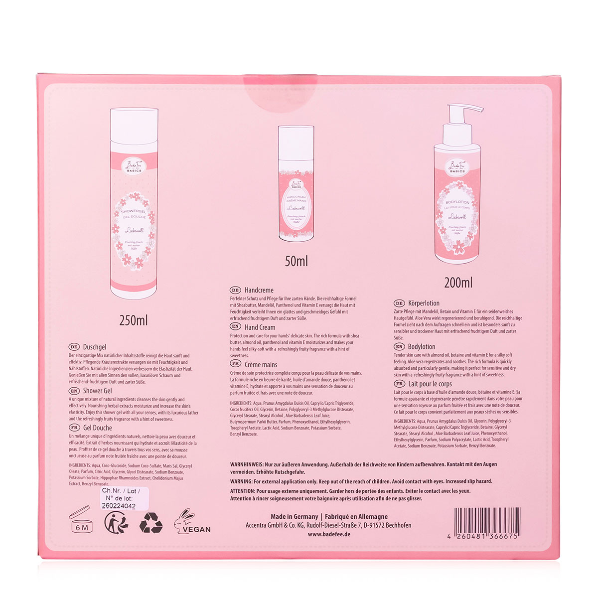 Badefee gift set “Liebevoll”