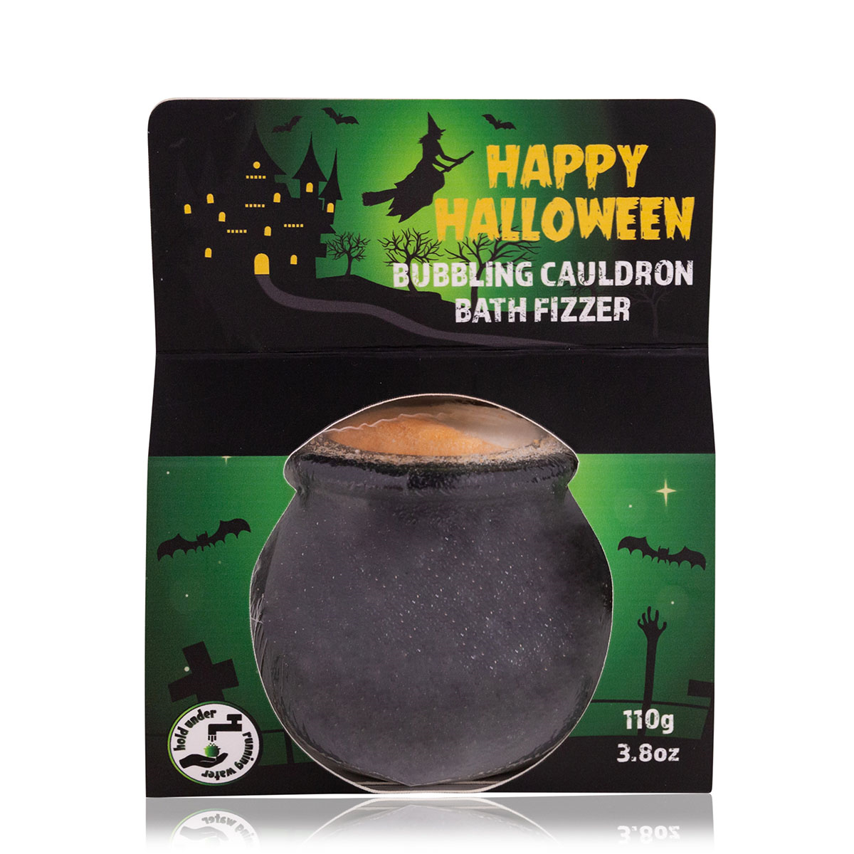 Badebombe HAPPY HALLOWEEN in Kesselform