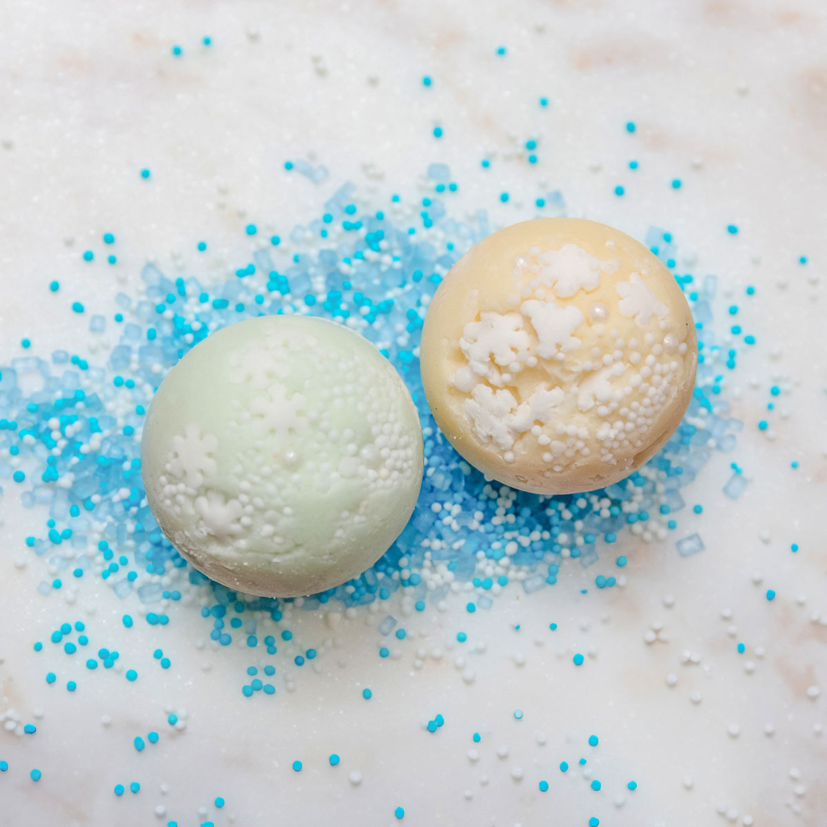 Badefee bath truffles “Schneeflocken”
