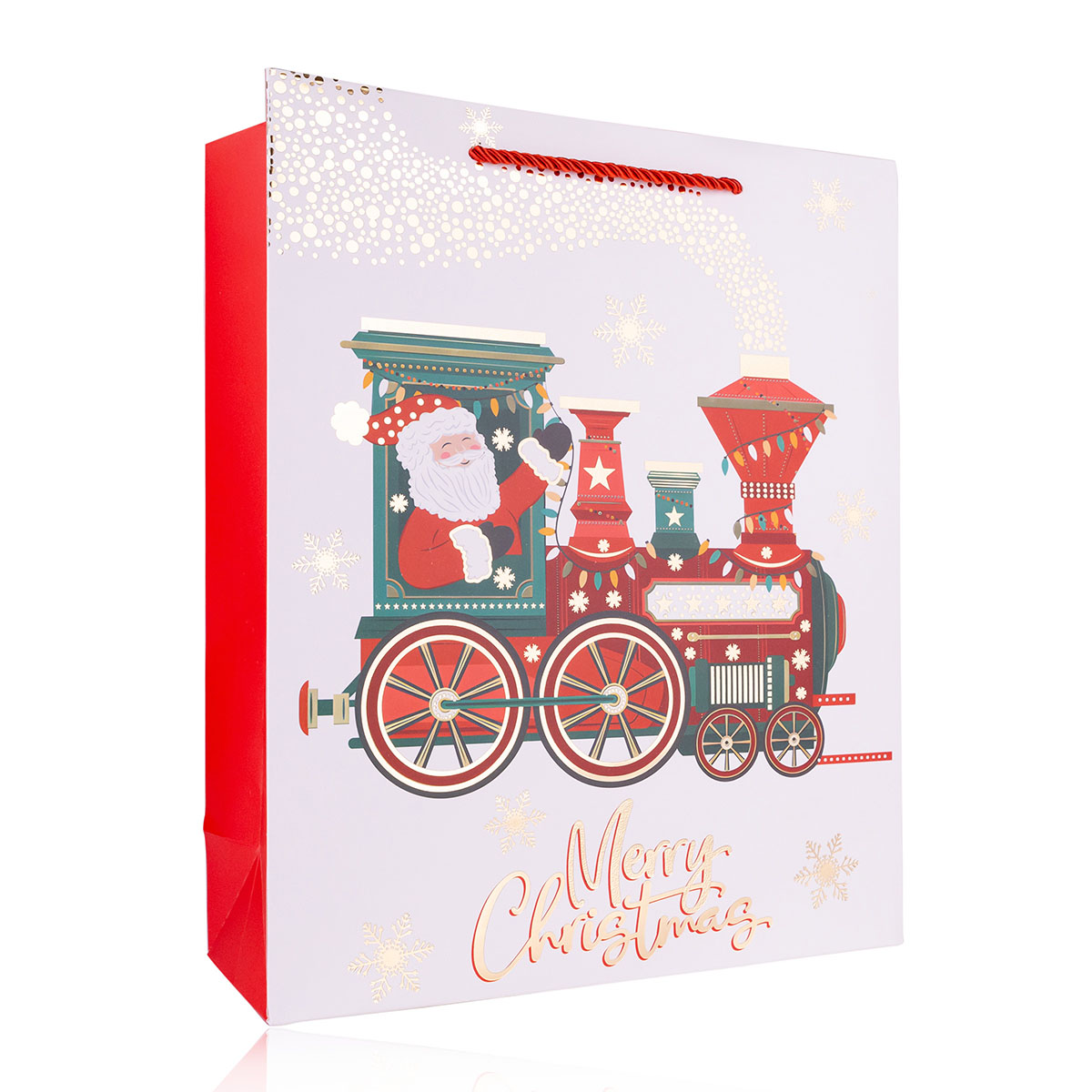 Geschenktasche aus Papier MERRY CHRISTMAS S