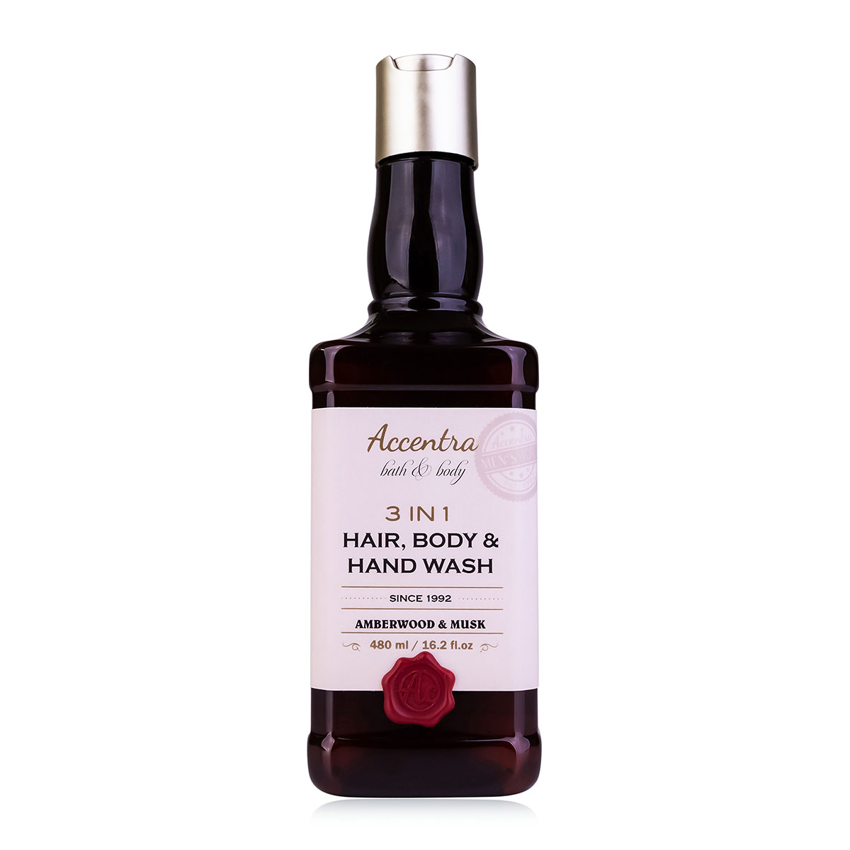 3in1 Pflege ACCENTRA in Whiskeyflasche