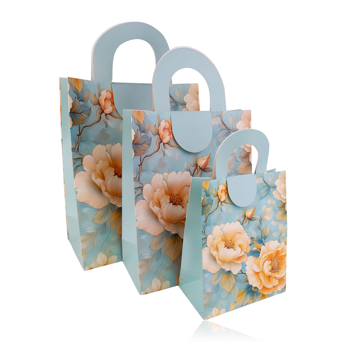 Geschenktasche FLOWERS 5 XS